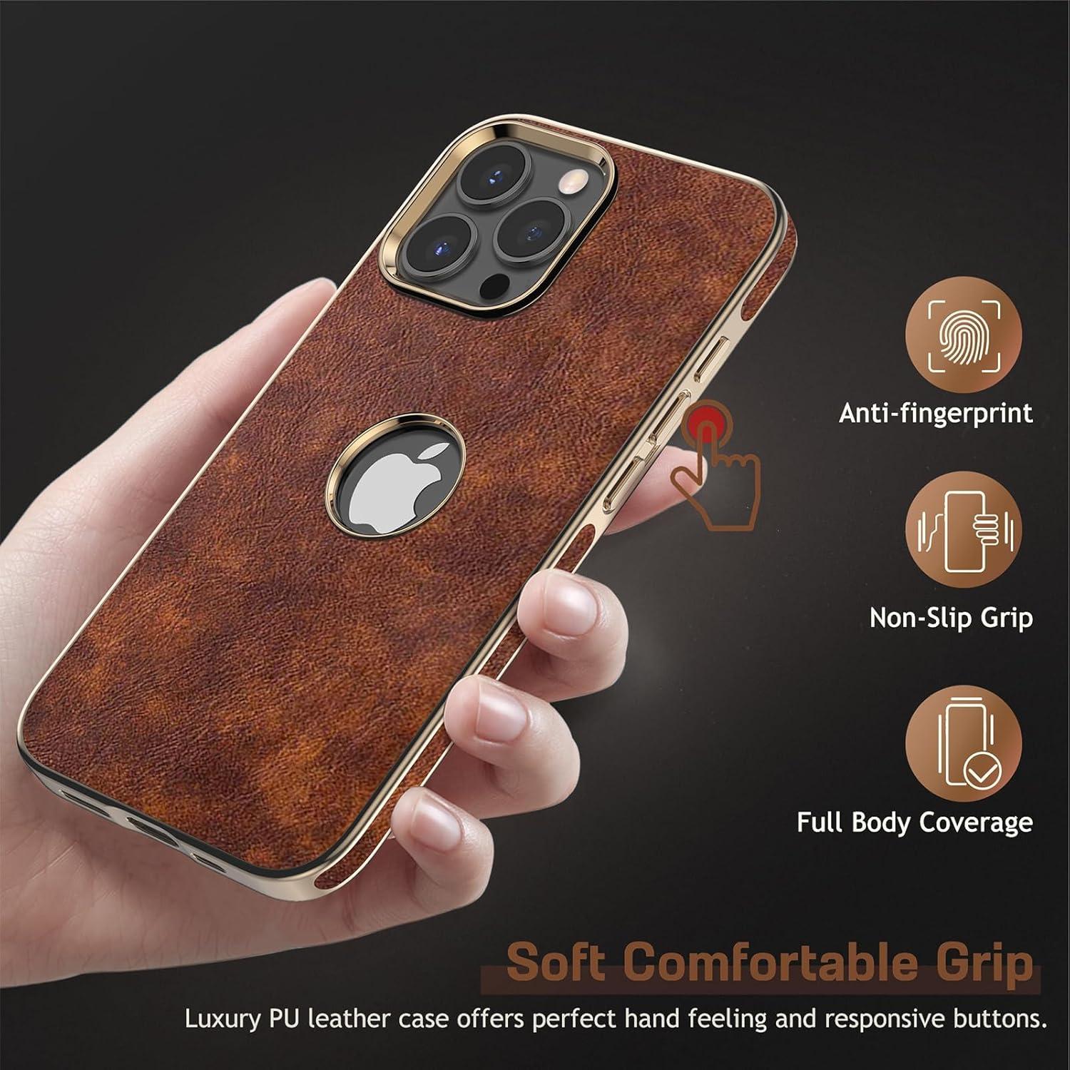 Funda de Cuero Vintage LOHASIC para iPhone 16 Pro Max 2024