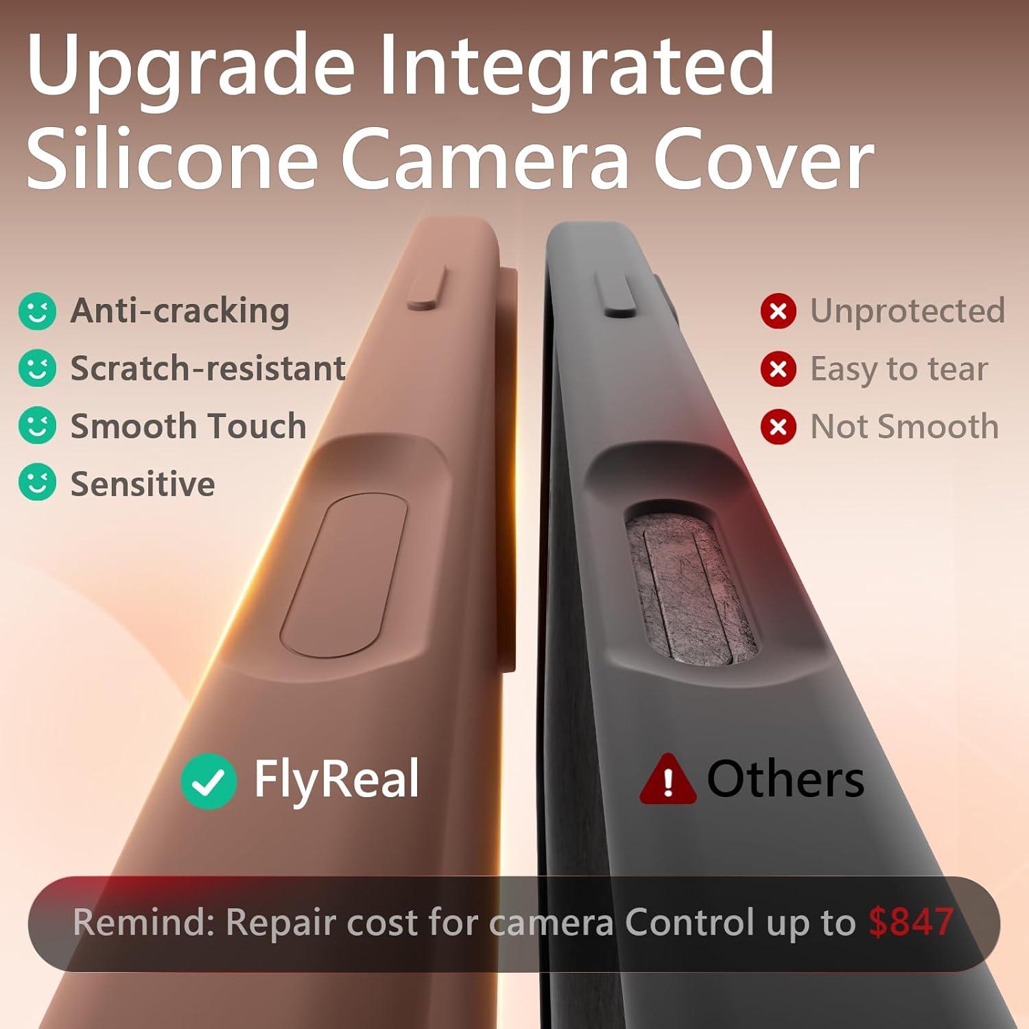 Funda Magnética FlyReal para iPhone 16 Pro con Protectores 9H