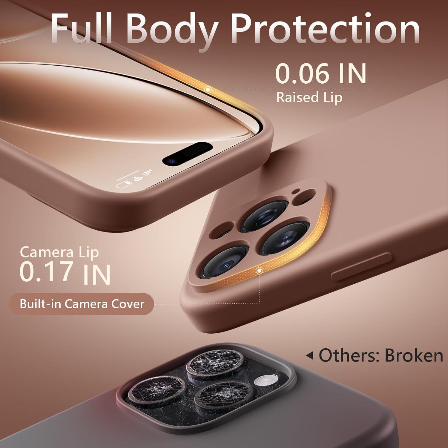 Funda Magnética FlyReal para iPhone 16 Pro con Protectores 9H