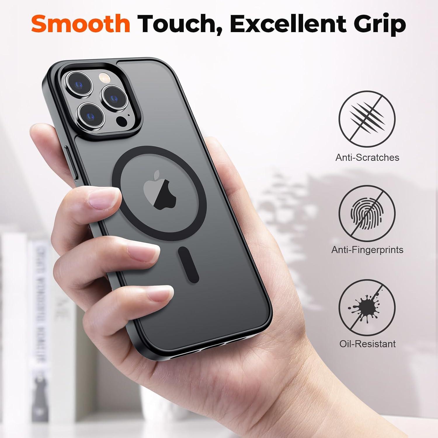 Funda Magnética Zapica para iPhone 14 Pro Max 6.7" Negra