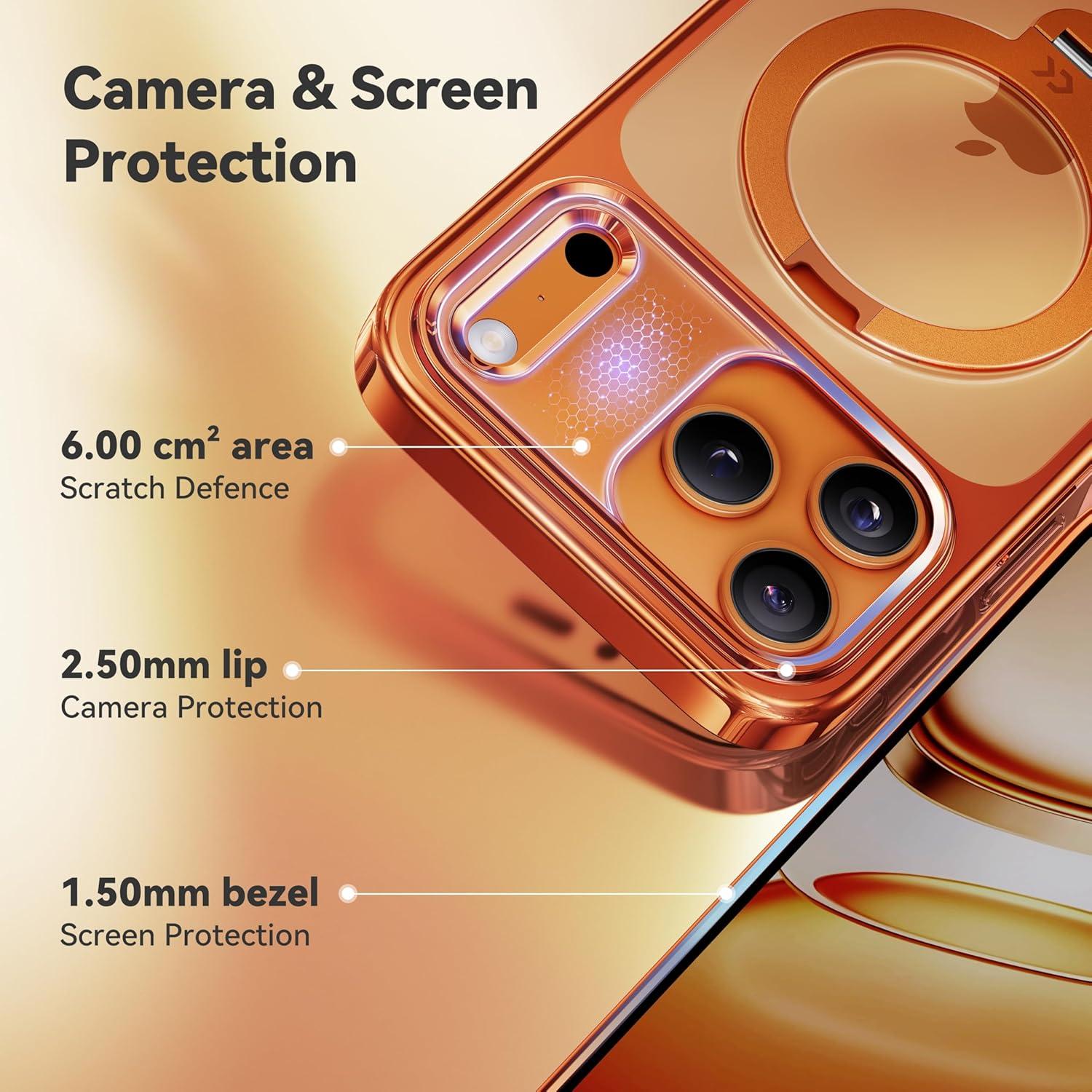 Funda CASEKOO Naranja Cósmico para iPhone 17 Pro Max 6.9"