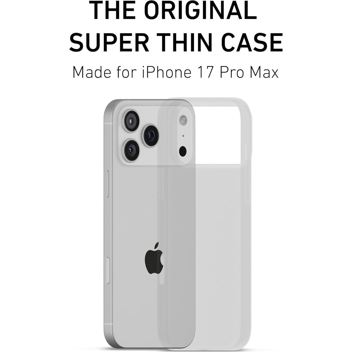 Funda Super Delgada PEEL para iPhone 17 Pro Max Transparente