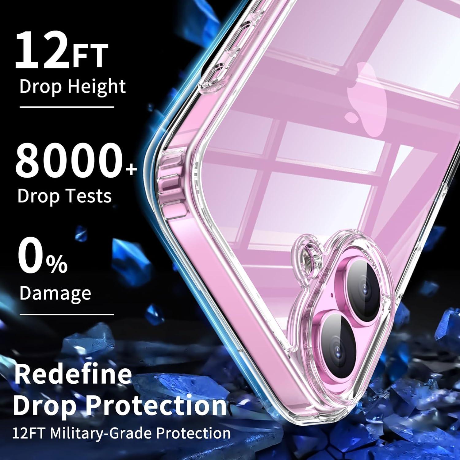 Funda Transparente SHUOXUKE para iPhone 17 5G - Protección Militar