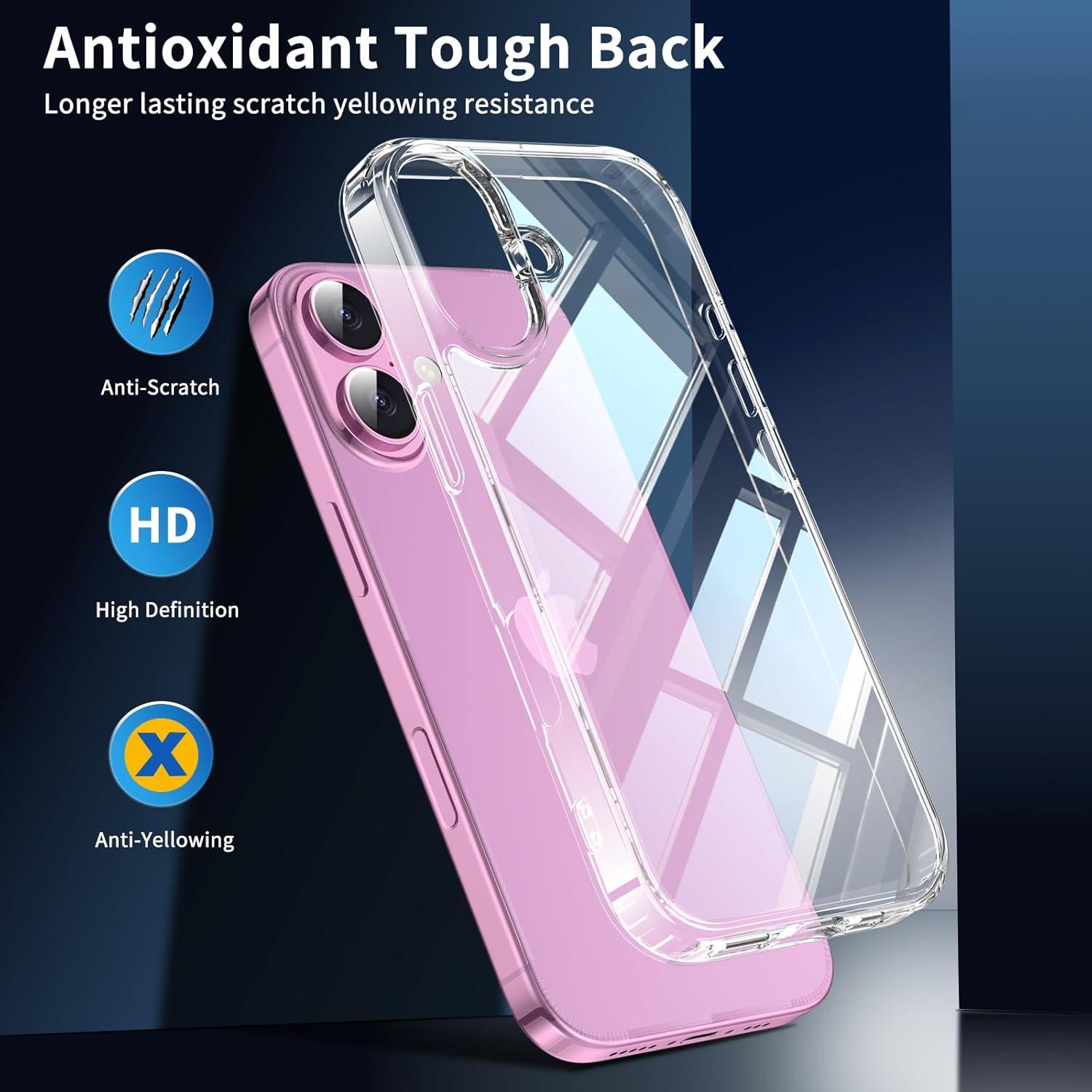 Funda Transparente SHUOXUKE para iPhone 17 5G - Protección Militar