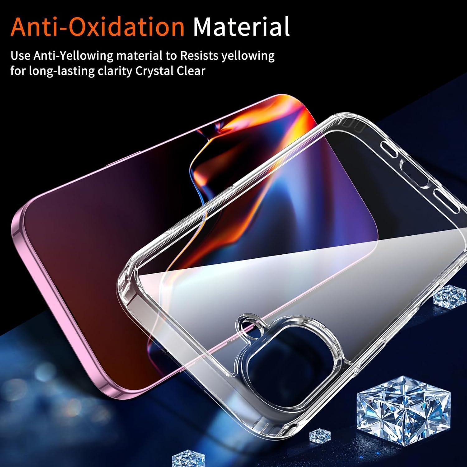 Funda Transparente SHUOXUKE para iPhone 17 5G - Protección Militar