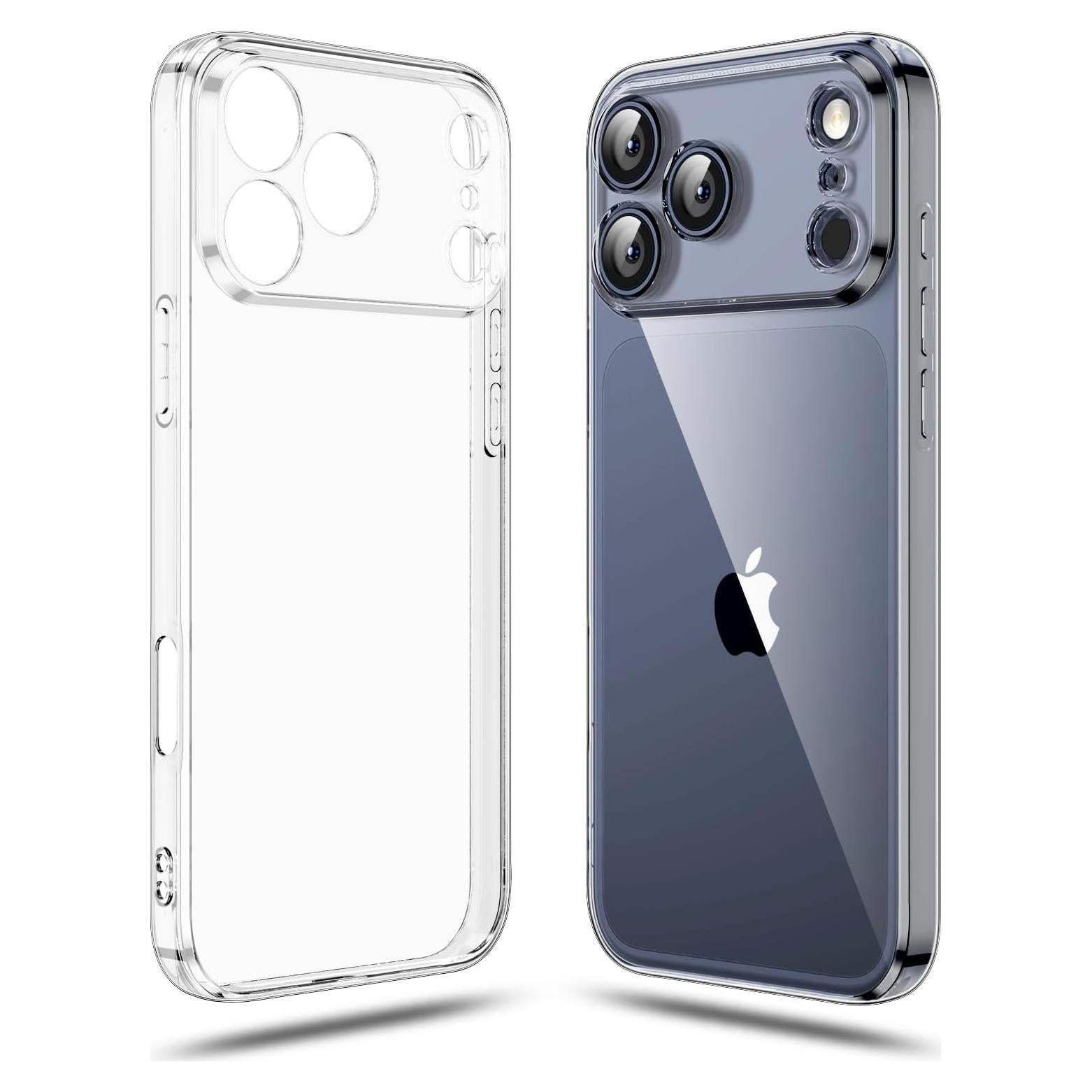 Funda TPU Transparente Shamo para iPhone 17 Pro - Ultra Delgado, Anti-Amarillento, Resistente a Rayones
