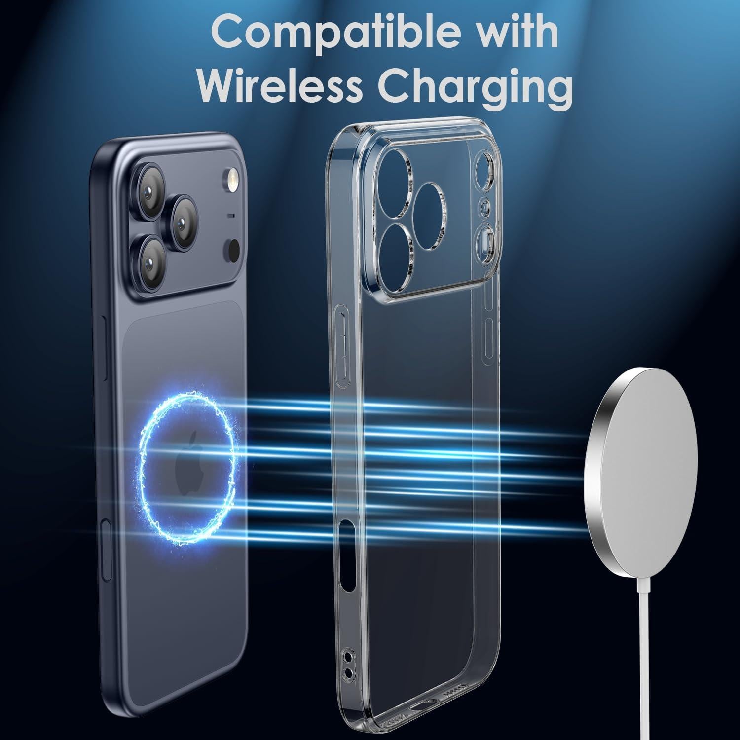 Funda TPU Transparente Shamo para iPhone 17 Pro - Ultra Delgado, Anti-Amarillento, Resistente a Rayones