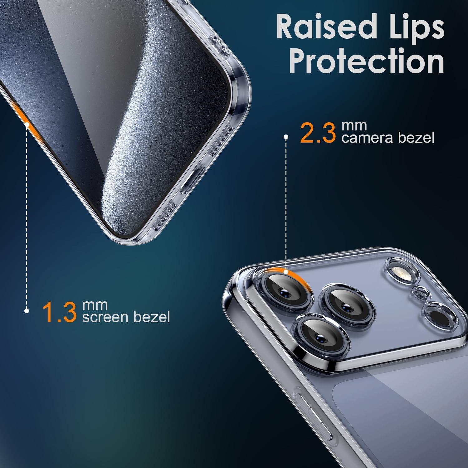 Funda TPU Transparente Shamo para iPhone 17 Pro - Ultra Delgado, Anti-Amarillento, Resistente a Rayones