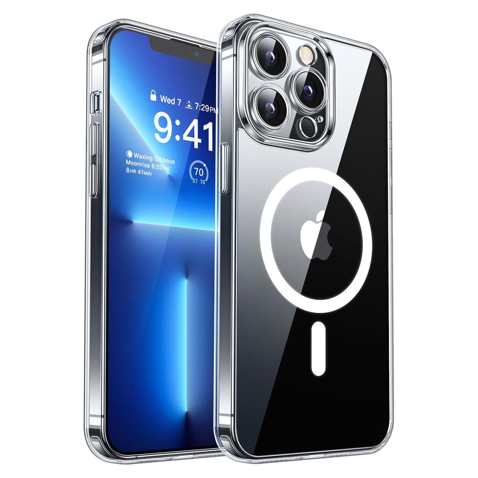 Funda Magnética Transparente para iPhone 13 Pro Max 6.7"