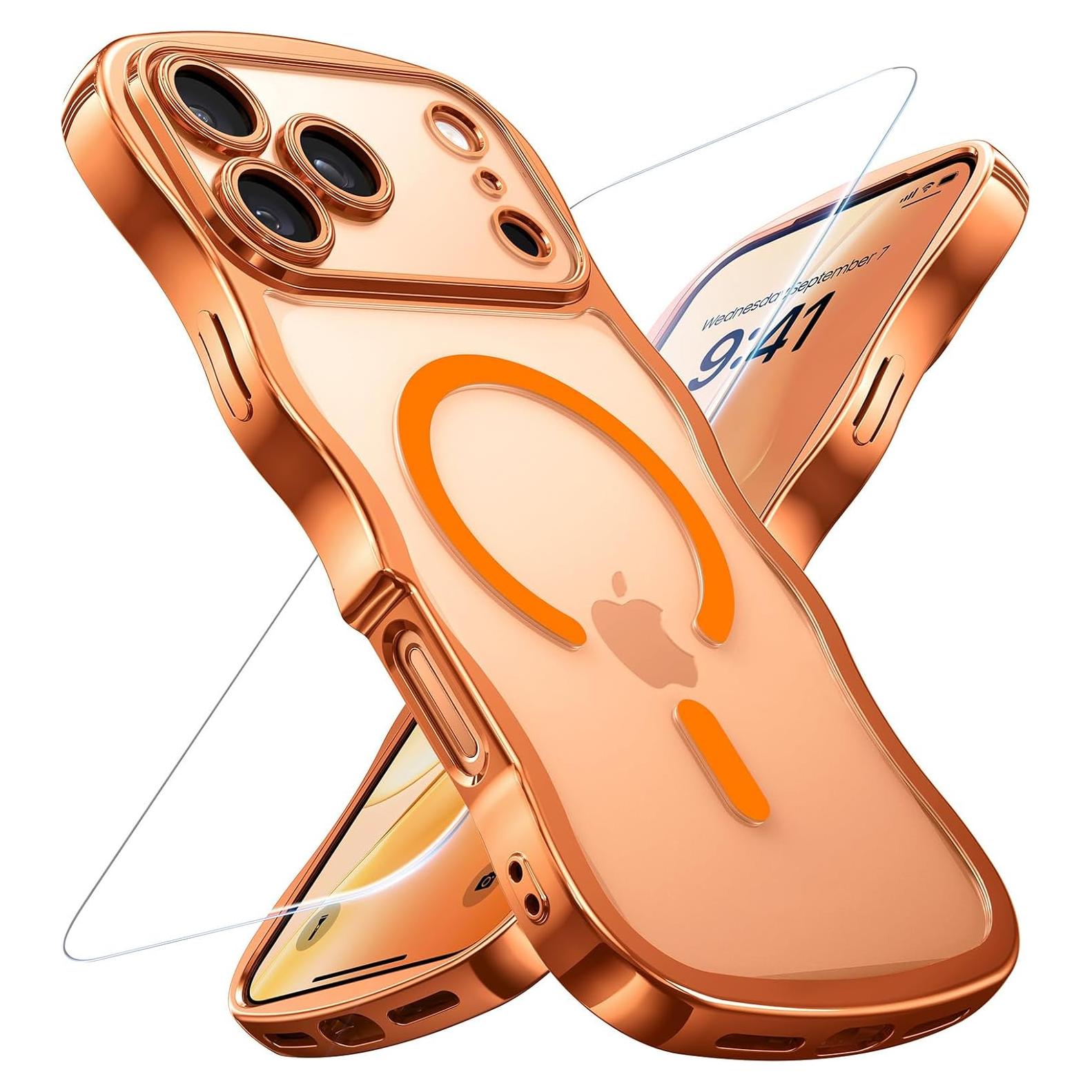 Funda magnética ondulada Peerock para iPhone 17 Pro Max 6.9"