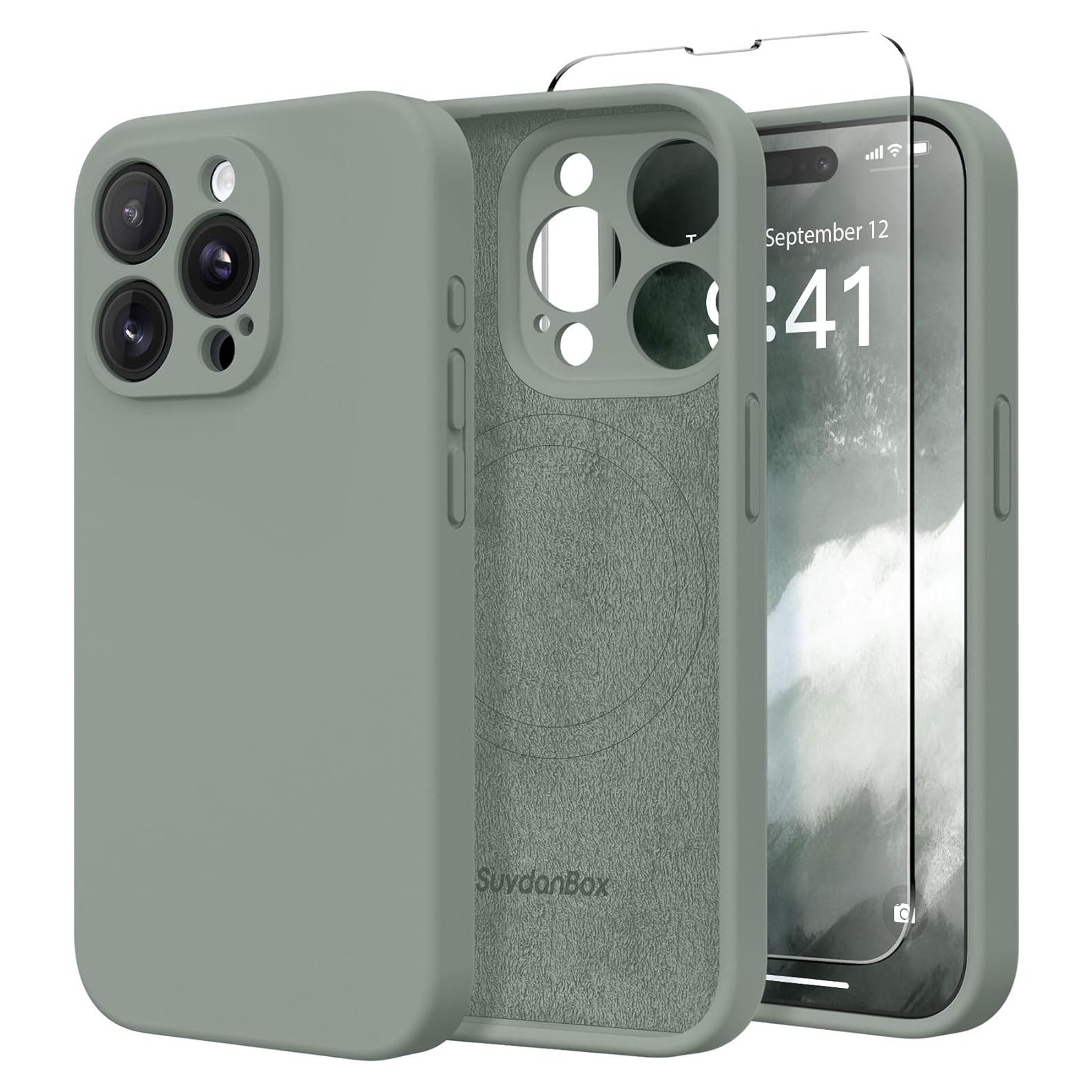 Funda Magnética SuydanBox para iPhone 13 Pro 6.1" Verde