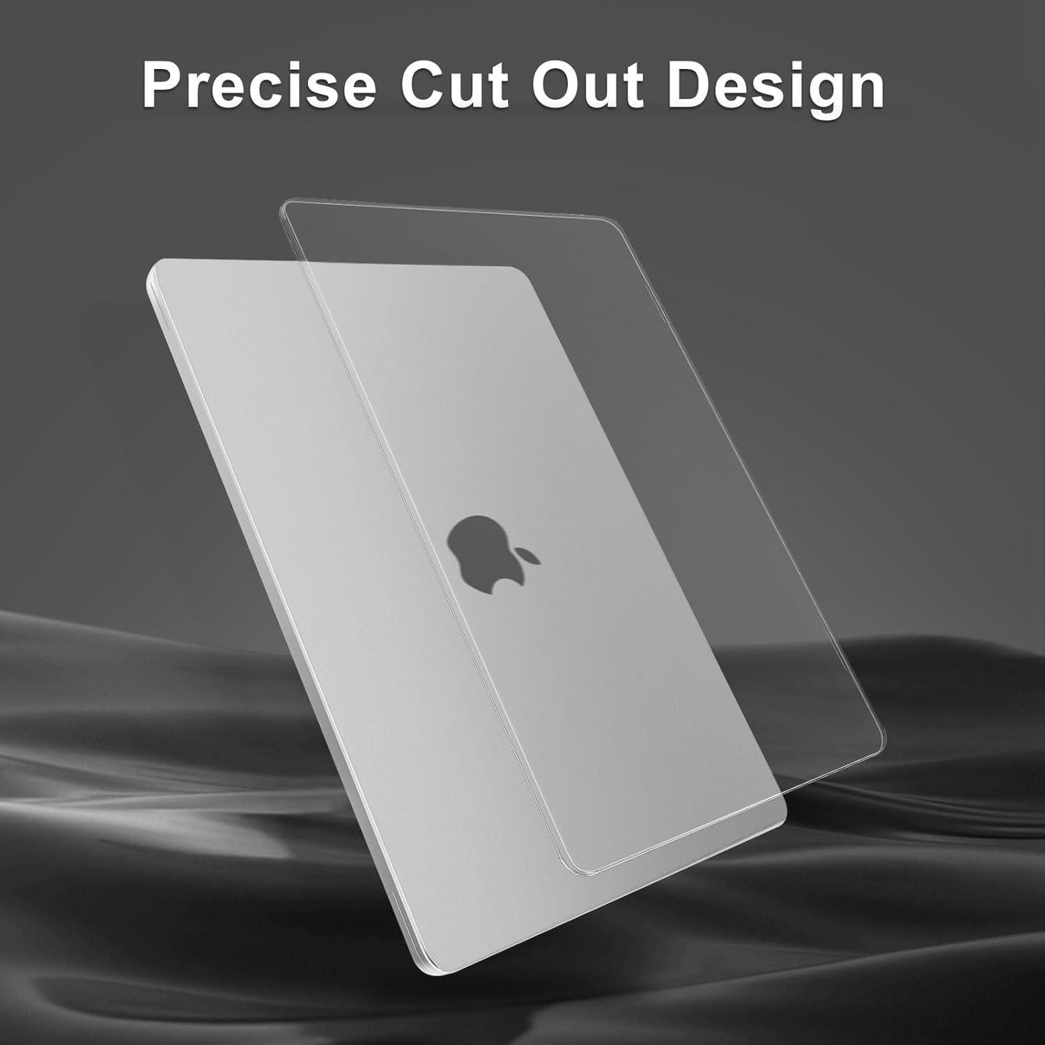 Funda MOSISO para MacBook Air 13" M4 M3 M2 2022-2025 Transparente