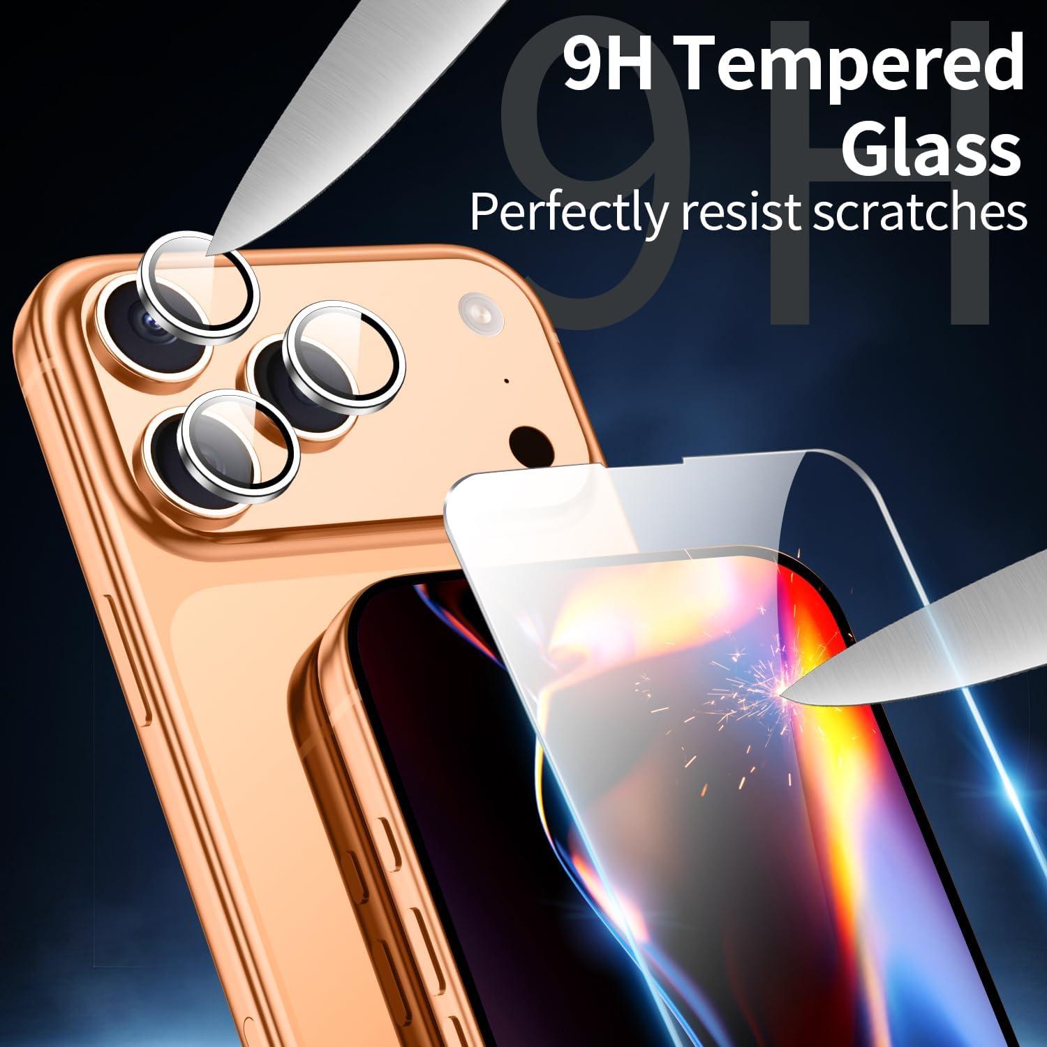 Funda 3-en-1 QXC YABUDA para iPhone 17 Pro Max Transparente