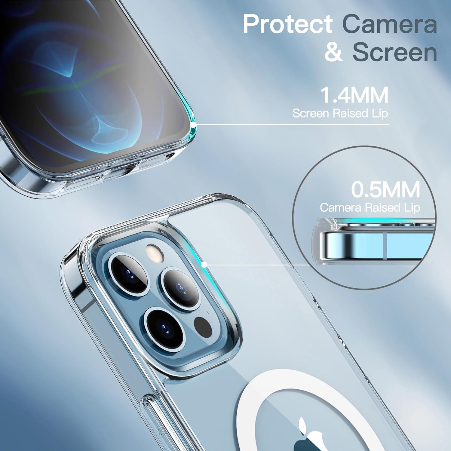 Funda Magnética JETech para iPhone 12 Pro Max 16.4 cm Antichoque