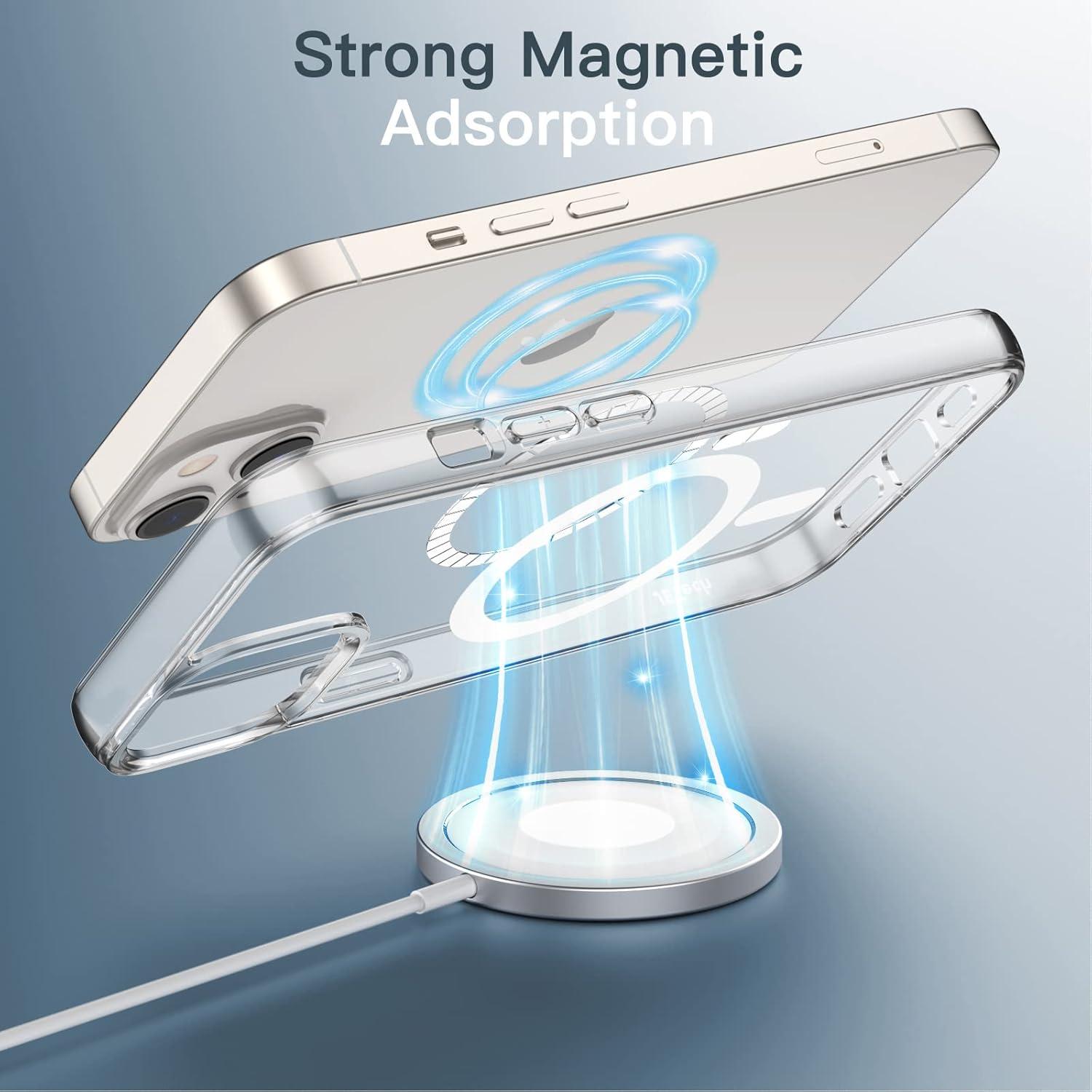 Funda Magnética JETech para iPhone 13 Mini Transparente