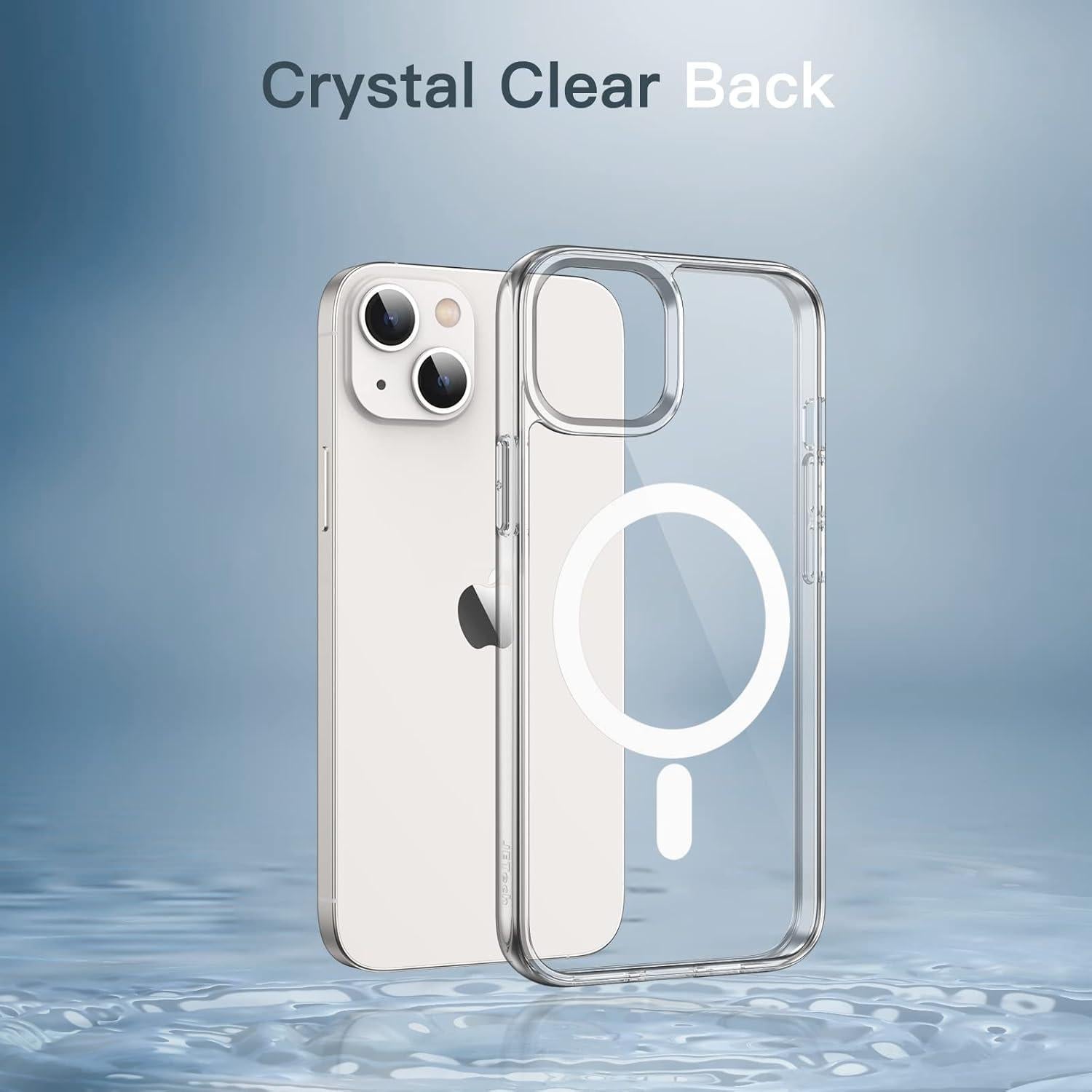 Funda Magnética JETech para iPhone 13 Mini Transparente