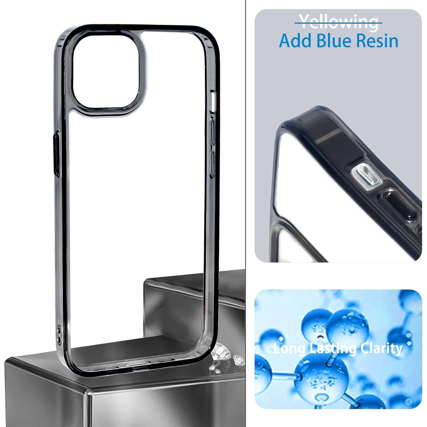 Funda Transparente JJGoo para iPhone 14 Plus Antirayaduras