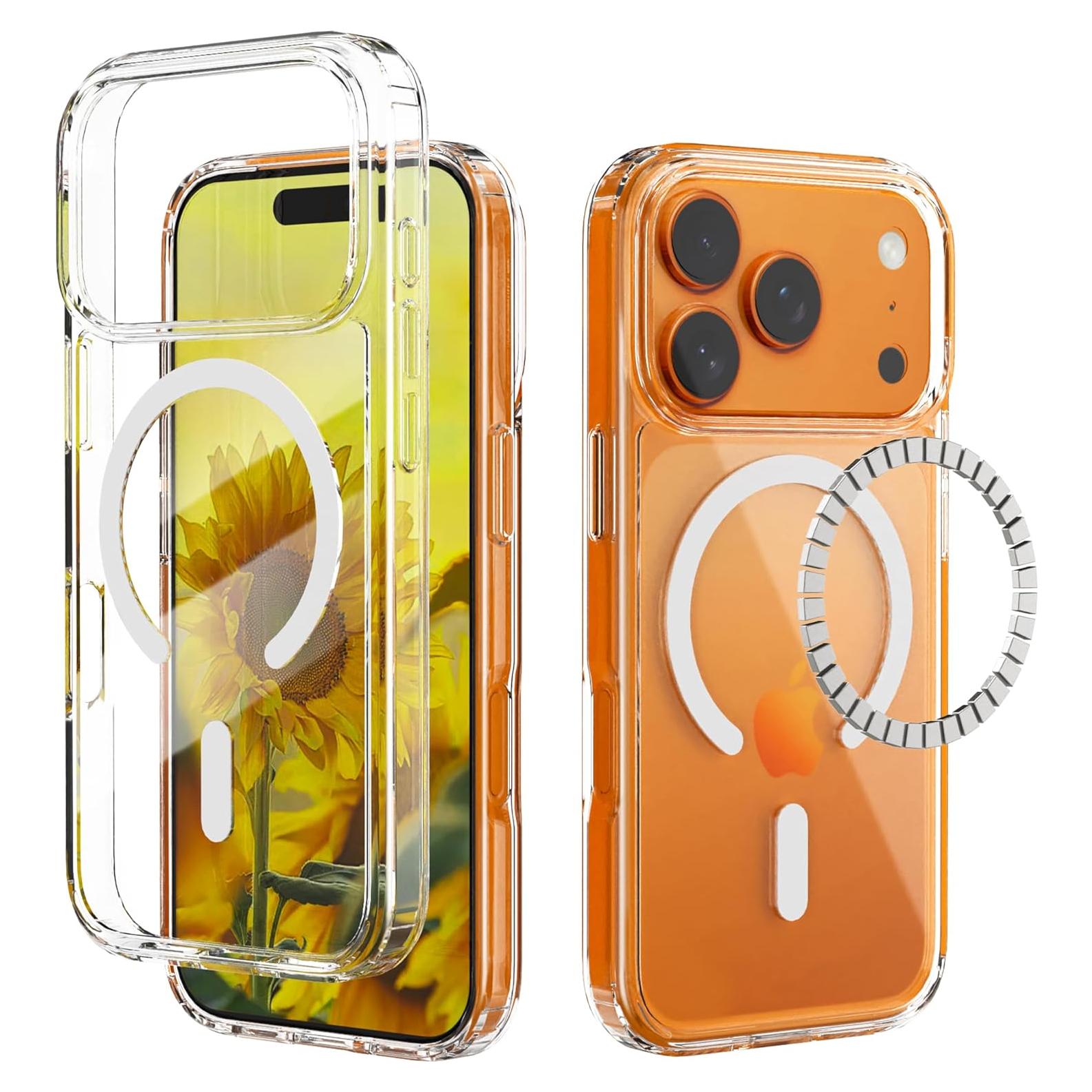 Funda Magnética IDweel para iPhone 17 Pro Max, Clara y Resistente