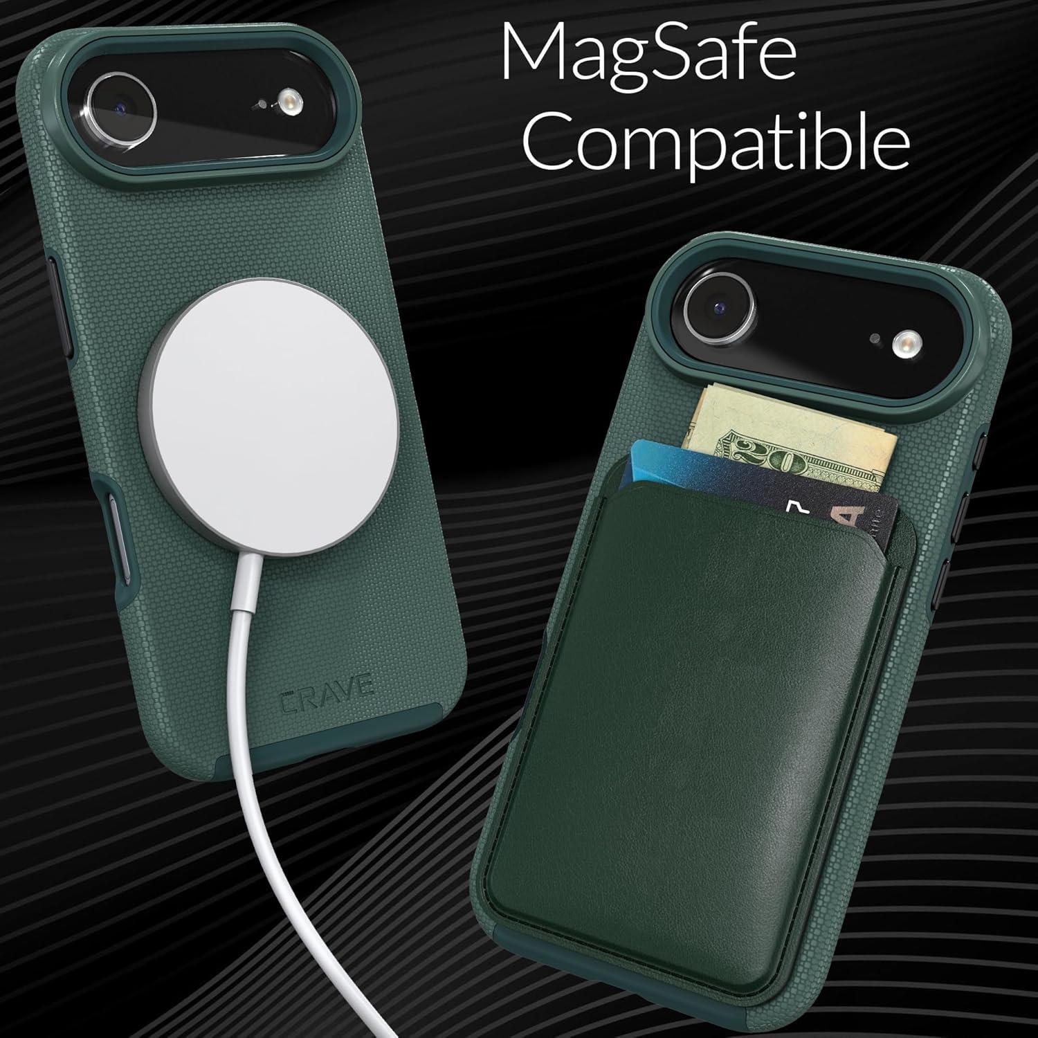 Funda Crave Dual Guard para iPhone Air - Verde Bosque