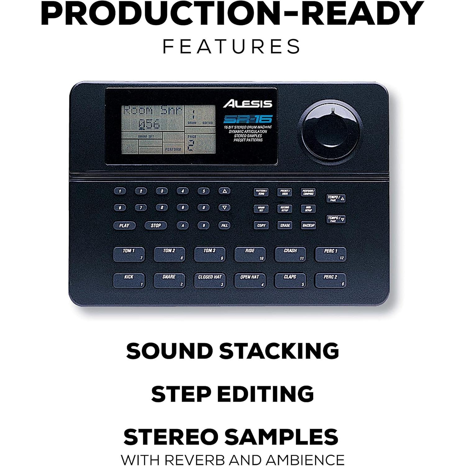 Alesis SR-16 - Máquina de Ritmos Profesional con 233 Sonidos