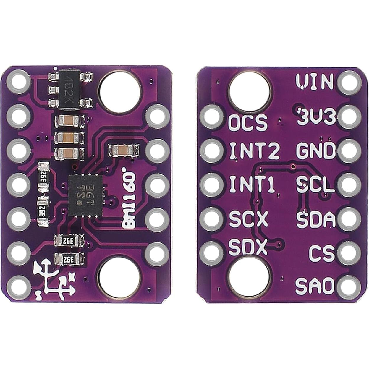 Módulo Sensor GY-BMI160 6DOF 4PCS Acelerómetro Giroscopio