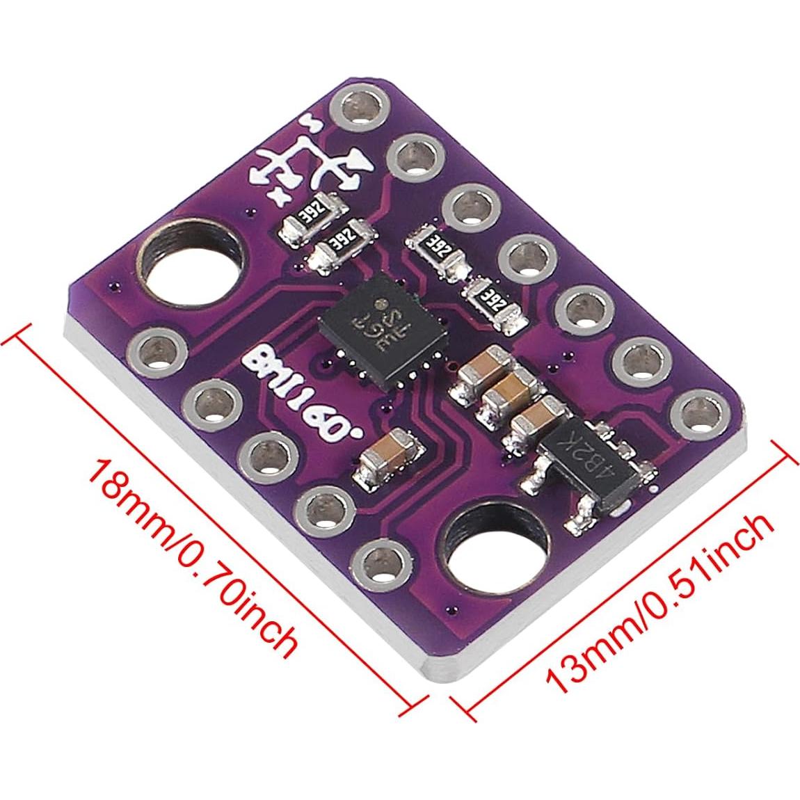 Módulo Sensor GY-BMI160 6DOF 4PCS Acelerómetro Giroscopio