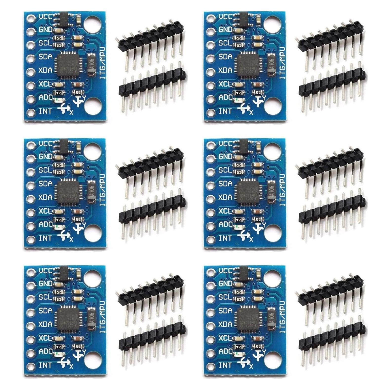 Módulo Sensor GY-521 KEAcvise MPU6050 6 Ejes I2C 16 bits