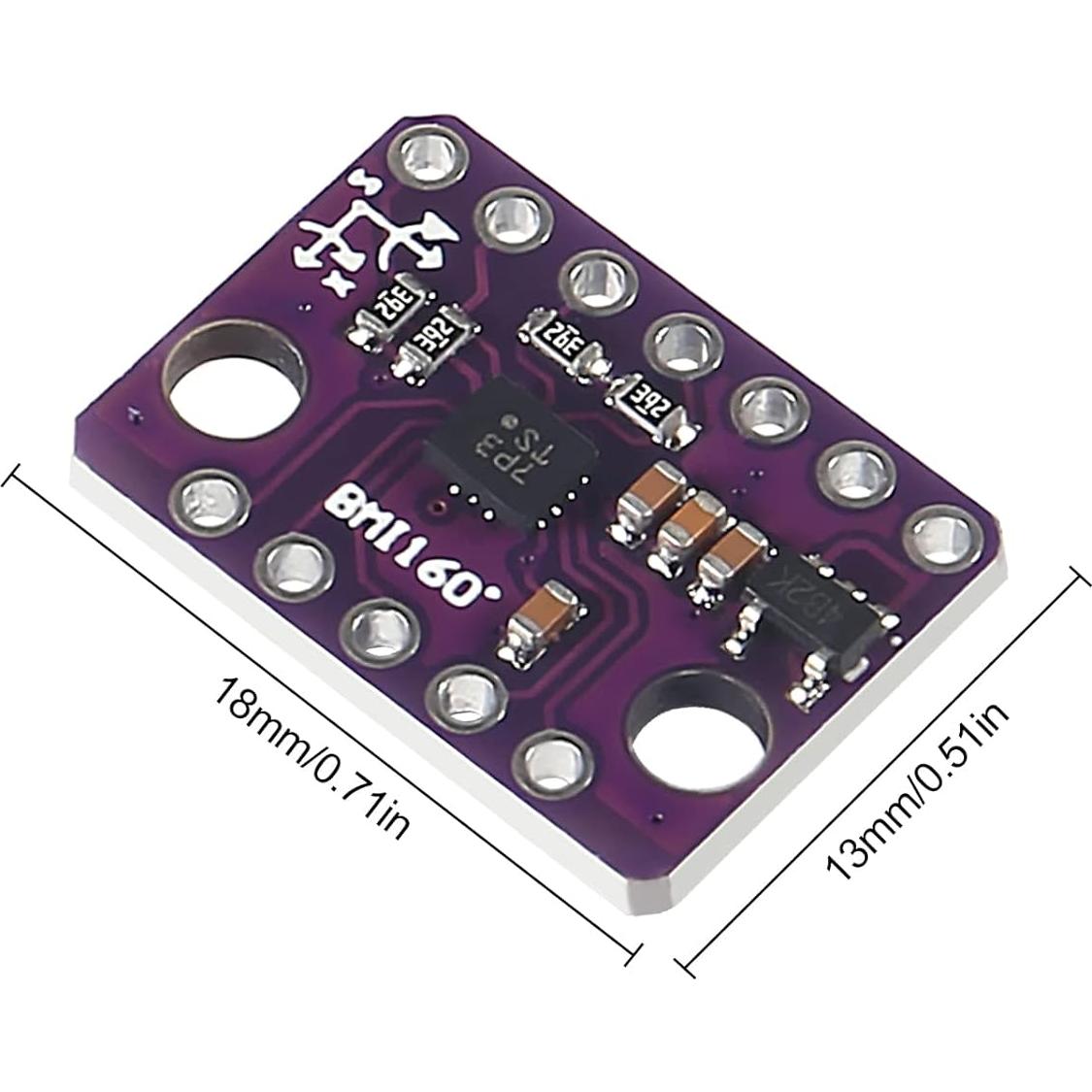 Módulo Sensor Acelerómetro Giroscopio Alinan GY-BMI160 3 Ejes