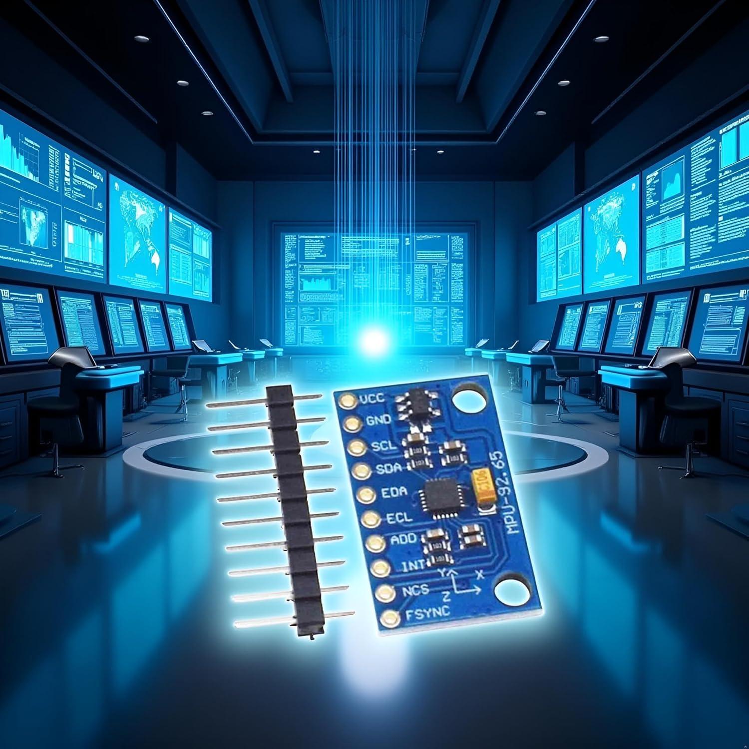 Sensor Giroscopio Acelerómetro MPU6500 Labriciyon 6 Ejes I2C SPI