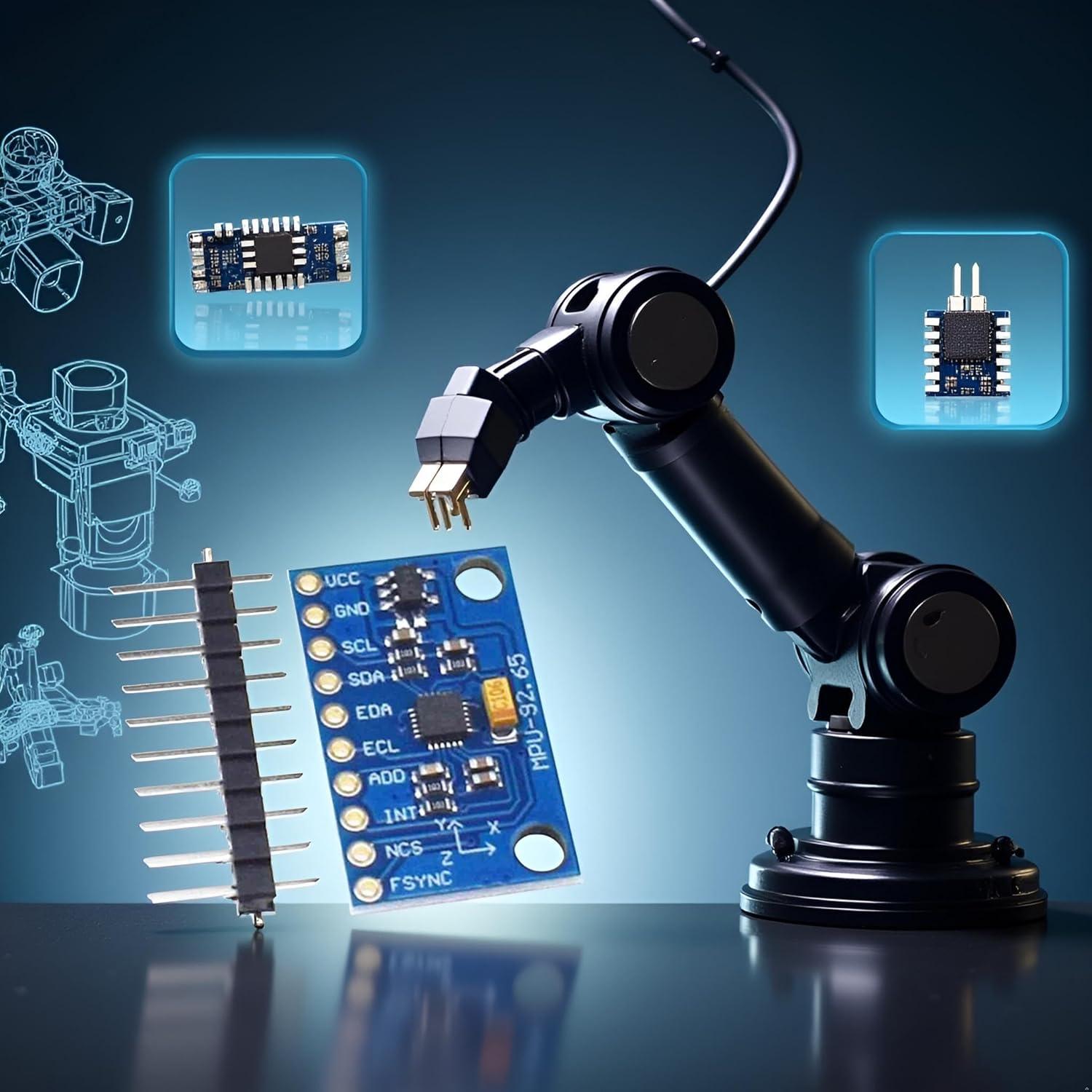 Sensor Giroscopio Acelerómetro MPU6500 Labriciyon 6 Ejes I2C SPI