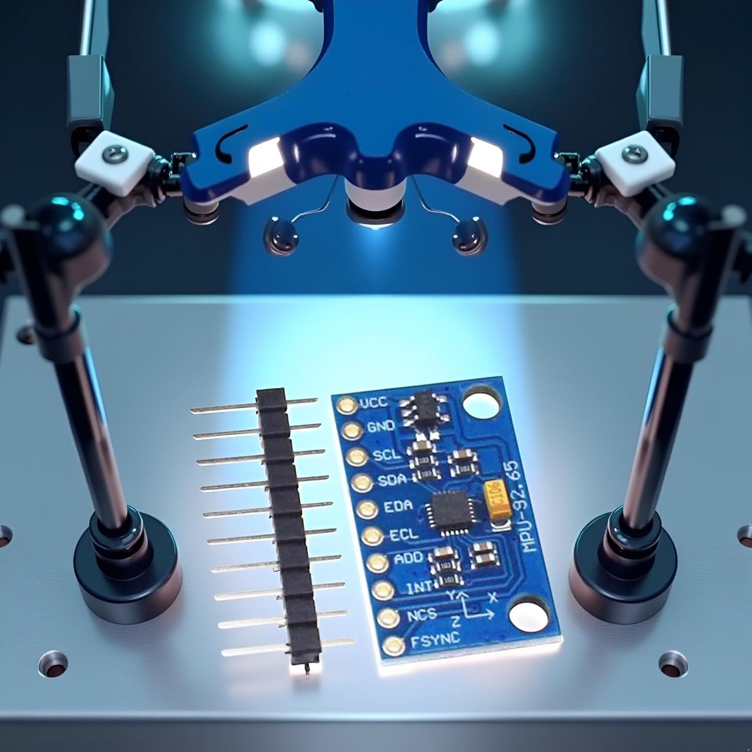 Sensor Giroscopio Acelerómetro MPU6500 Labriciyon 6 Ejes I2C SPI