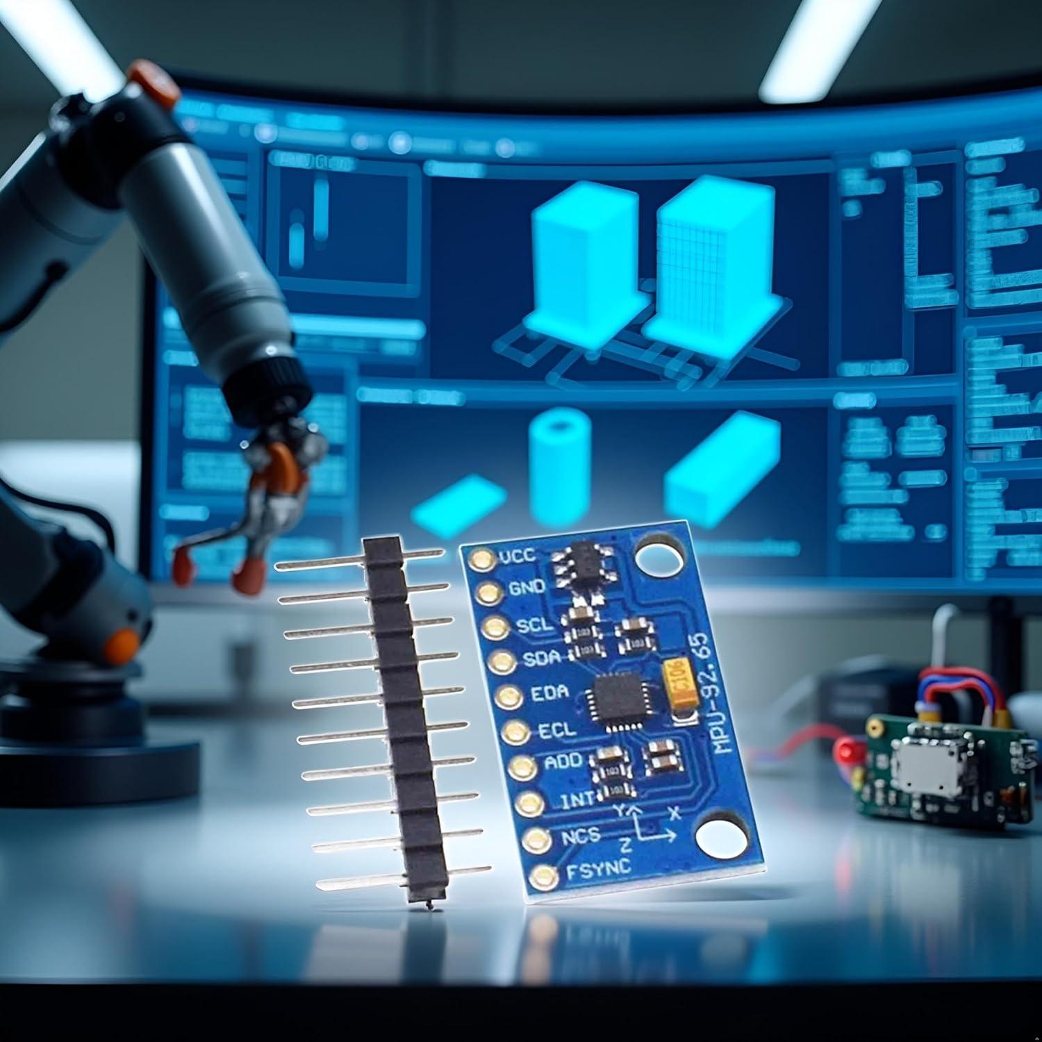 Sensor Giroscopio Acelerómetro MPU6500 Labriciyon 6 Ejes I2C SPI