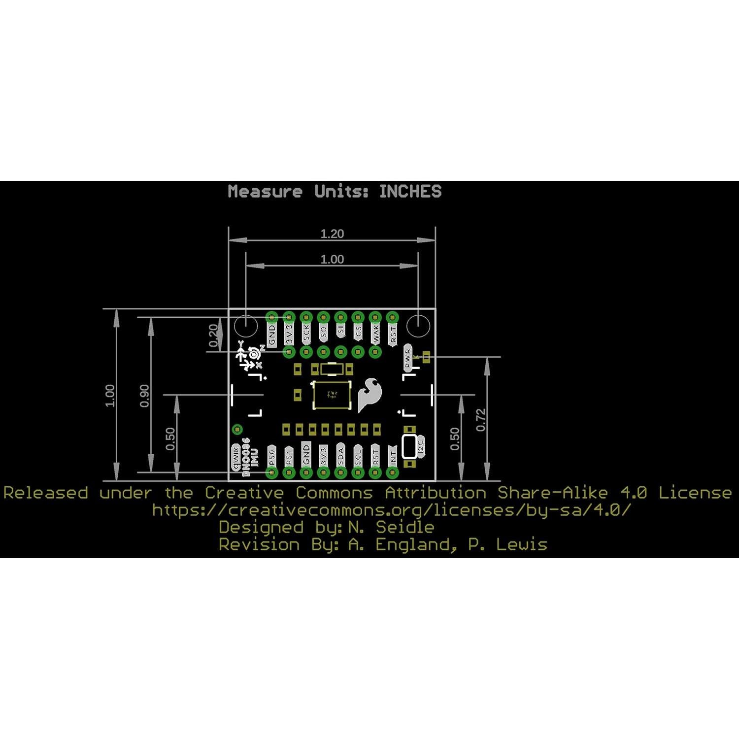 SparkFun VR IMU Breakout BNO086 Acelerómetro Giroscopio