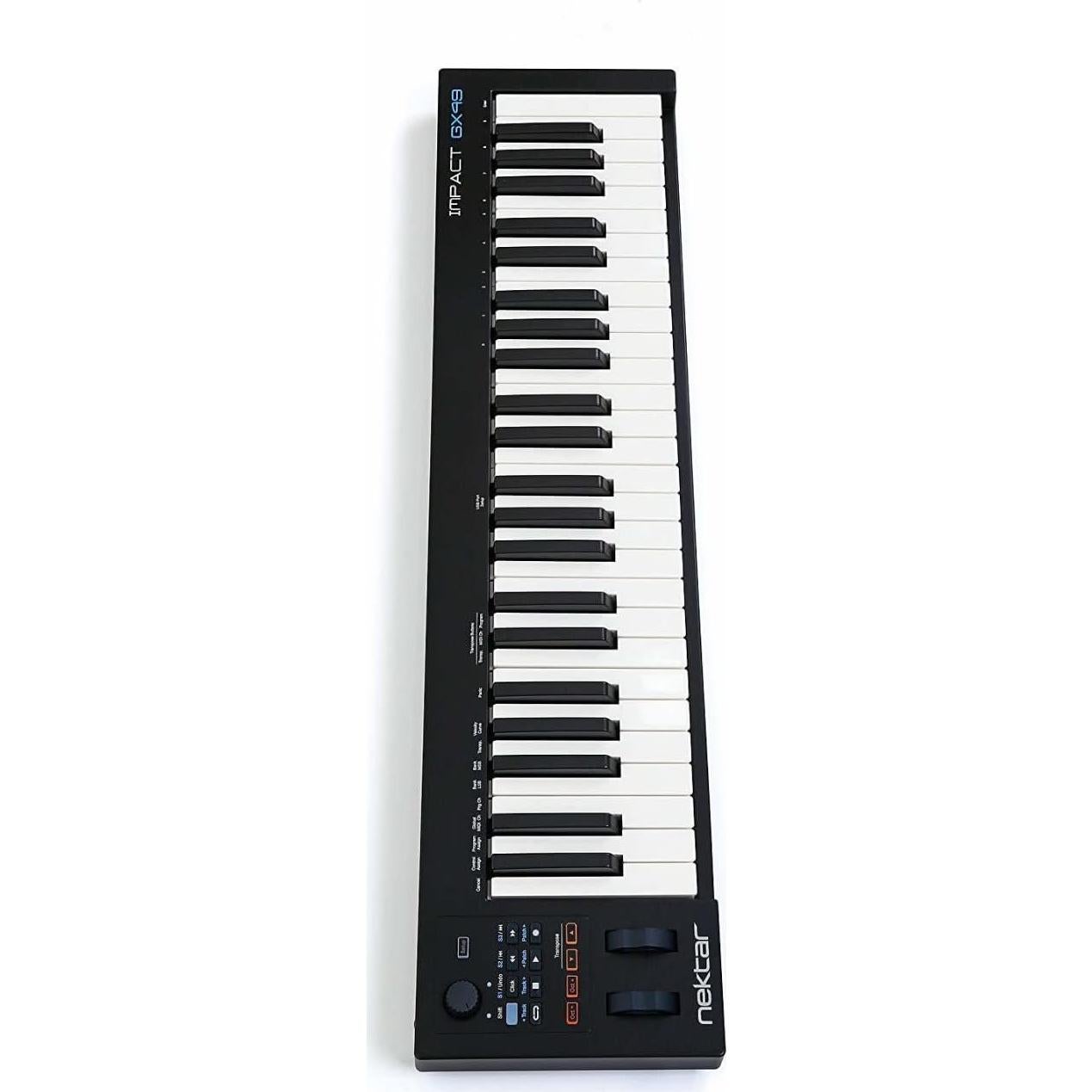 Controlador MIDI USB Nektar Impact GX49 49 Teclas Negro