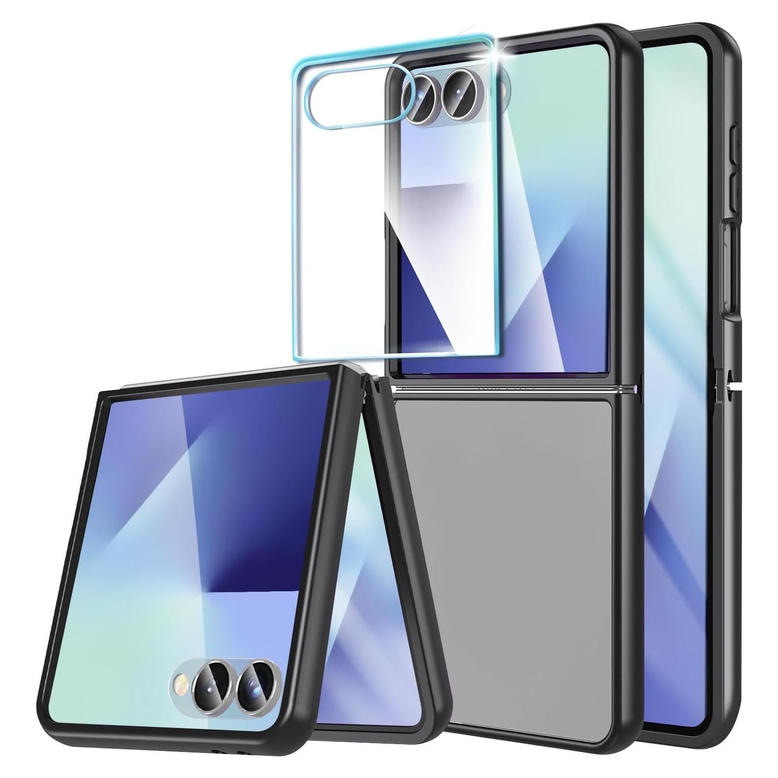 Funda Dura PC para Samsung Galaxy Z Flip 7 5G - Negro