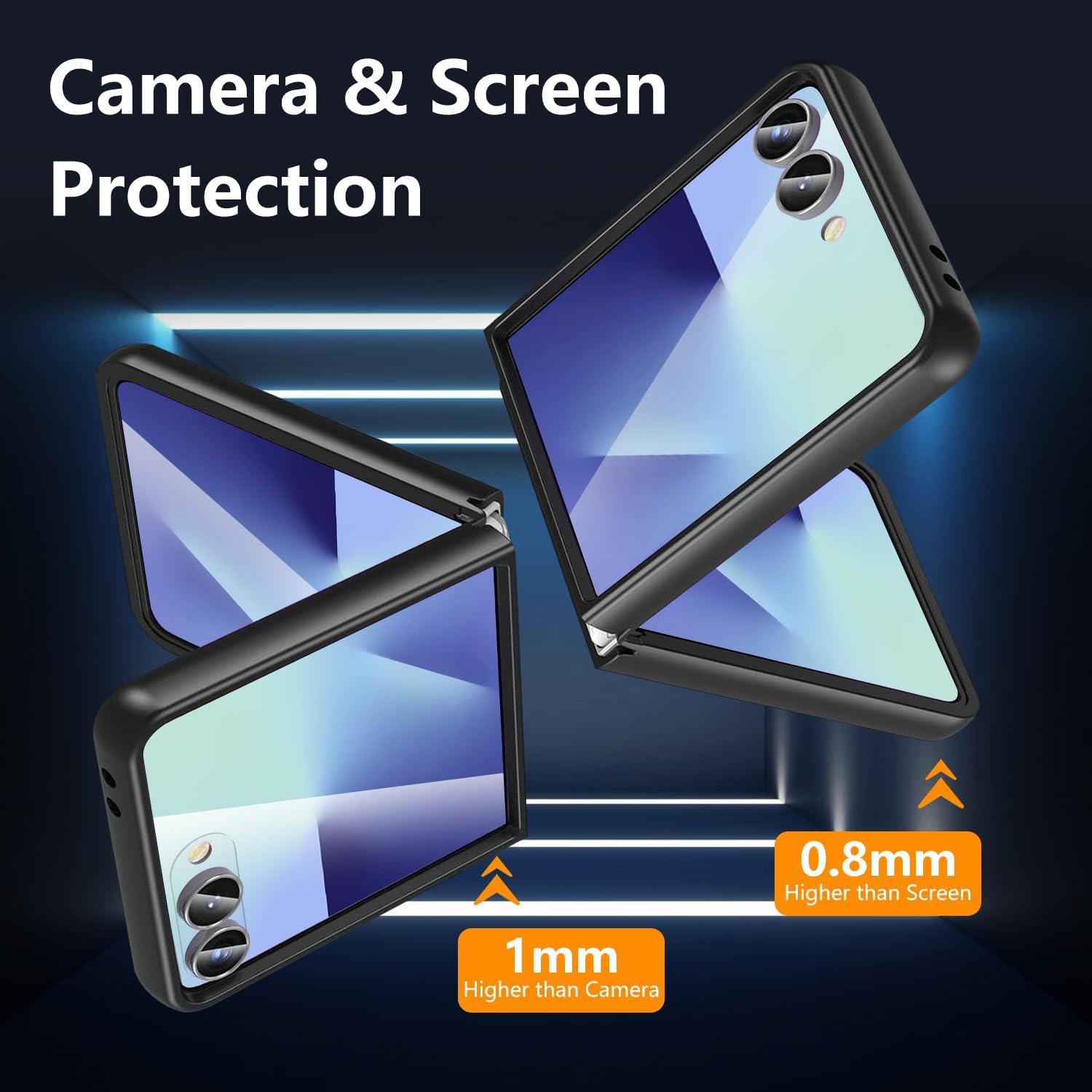 Funda Dura PC para Samsung Galaxy Z Flip 7 5G - Negro