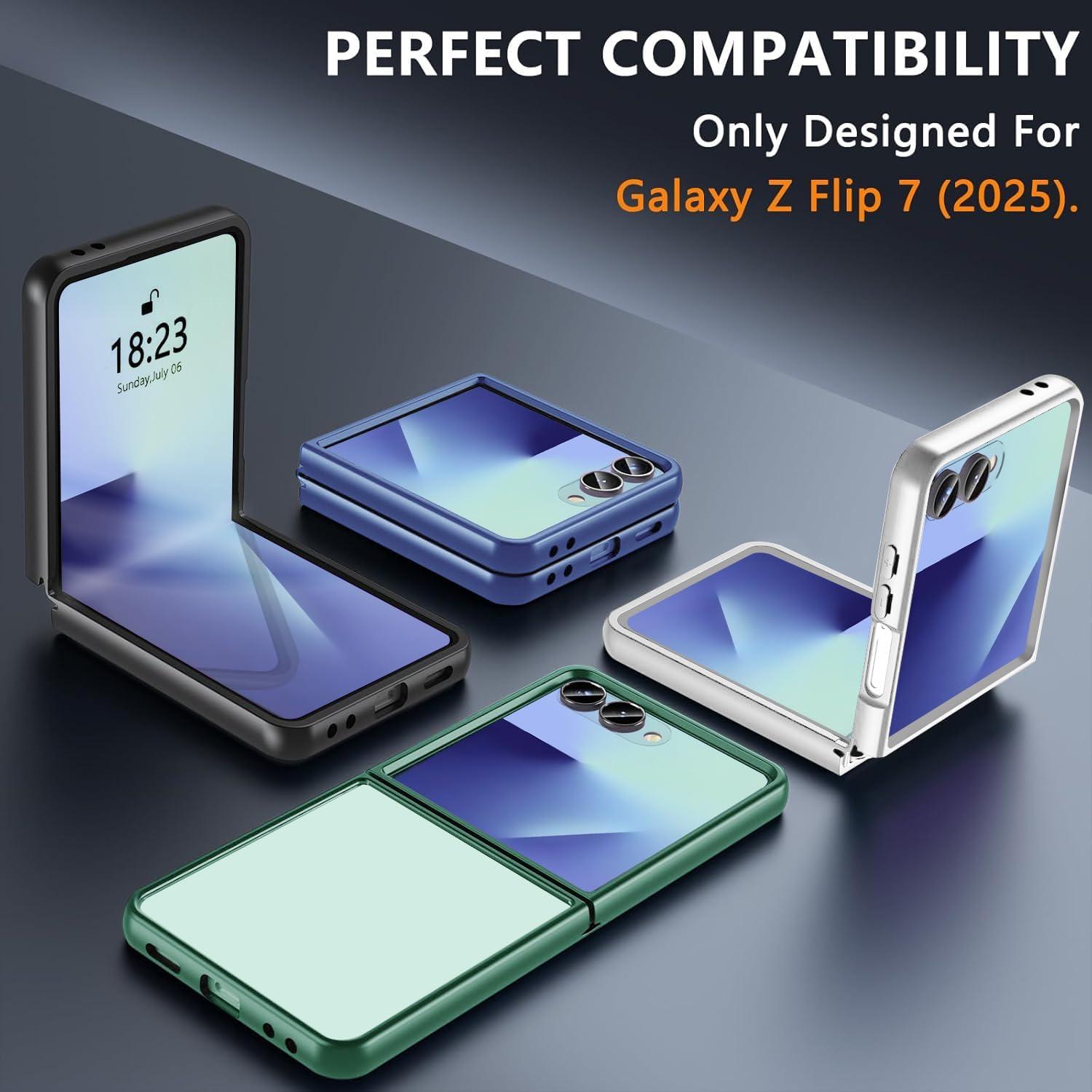 Funda Dura PC para Samsung Galaxy Z Flip 7 5G - Negro