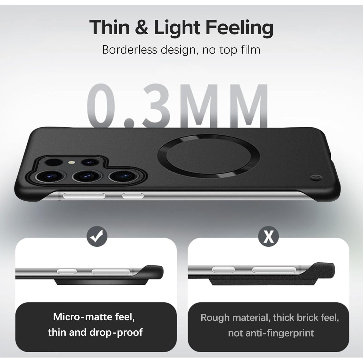 Funda Ultra Delgada Hovisi para Samsung Galaxy S22 Ultra - Mate