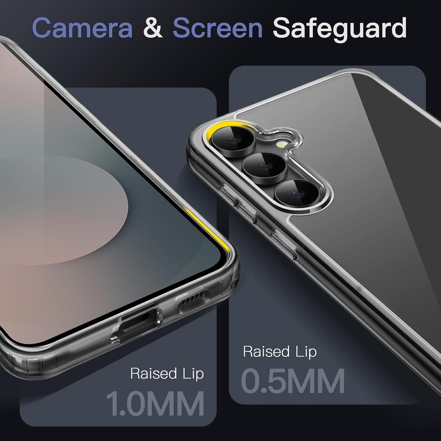 Funda JETech para Samsung Galaxy S25 FE Antigolpes Negra