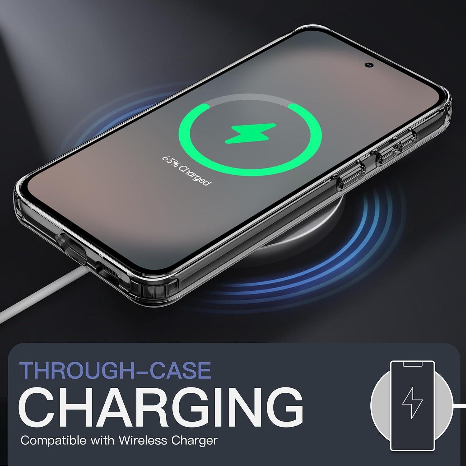 Funda JETech para Samsung Galaxy S25 FE Antigolpes Negra