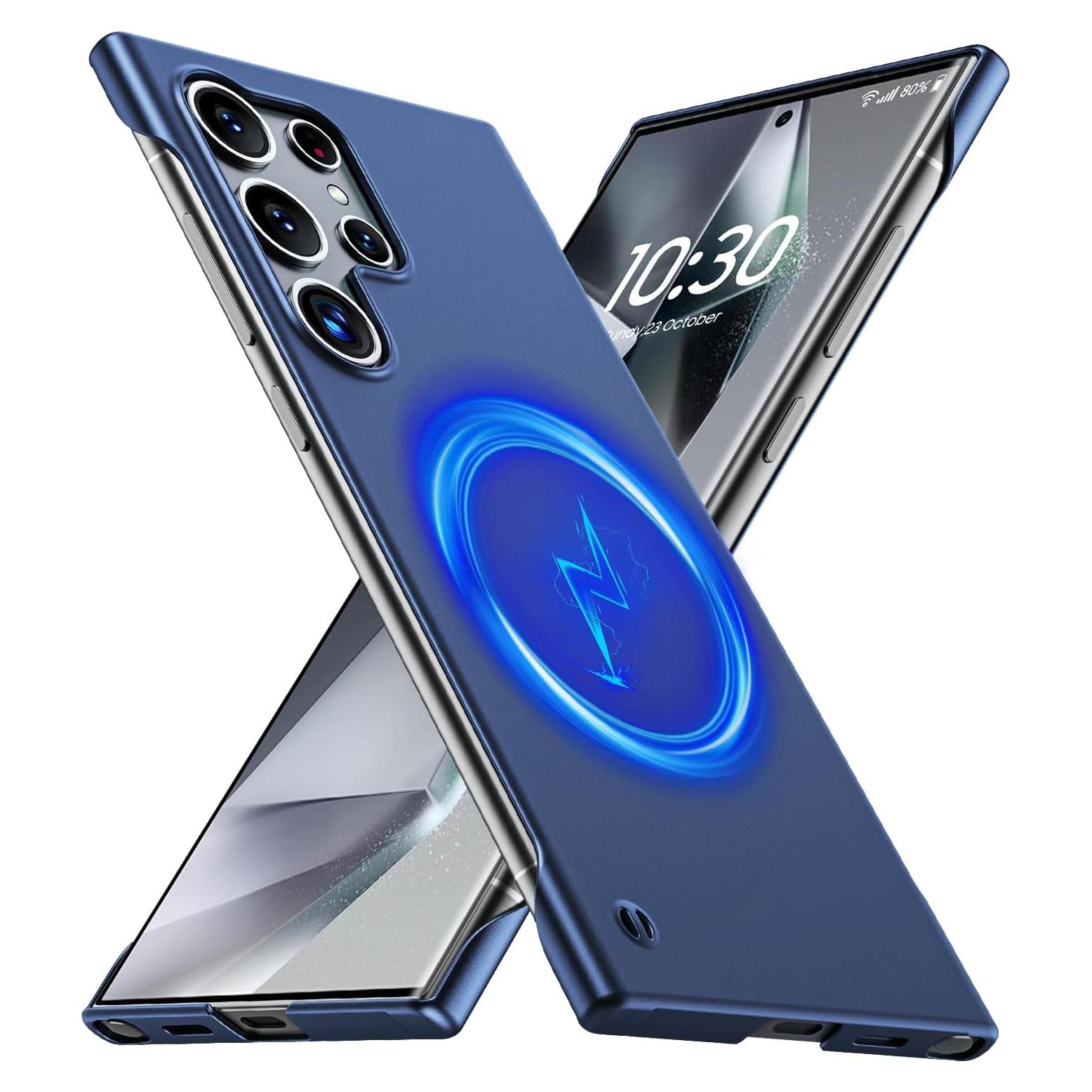 Funda Magnética Ultra Delgada GRECAZO para Galaxy S24 Ultra