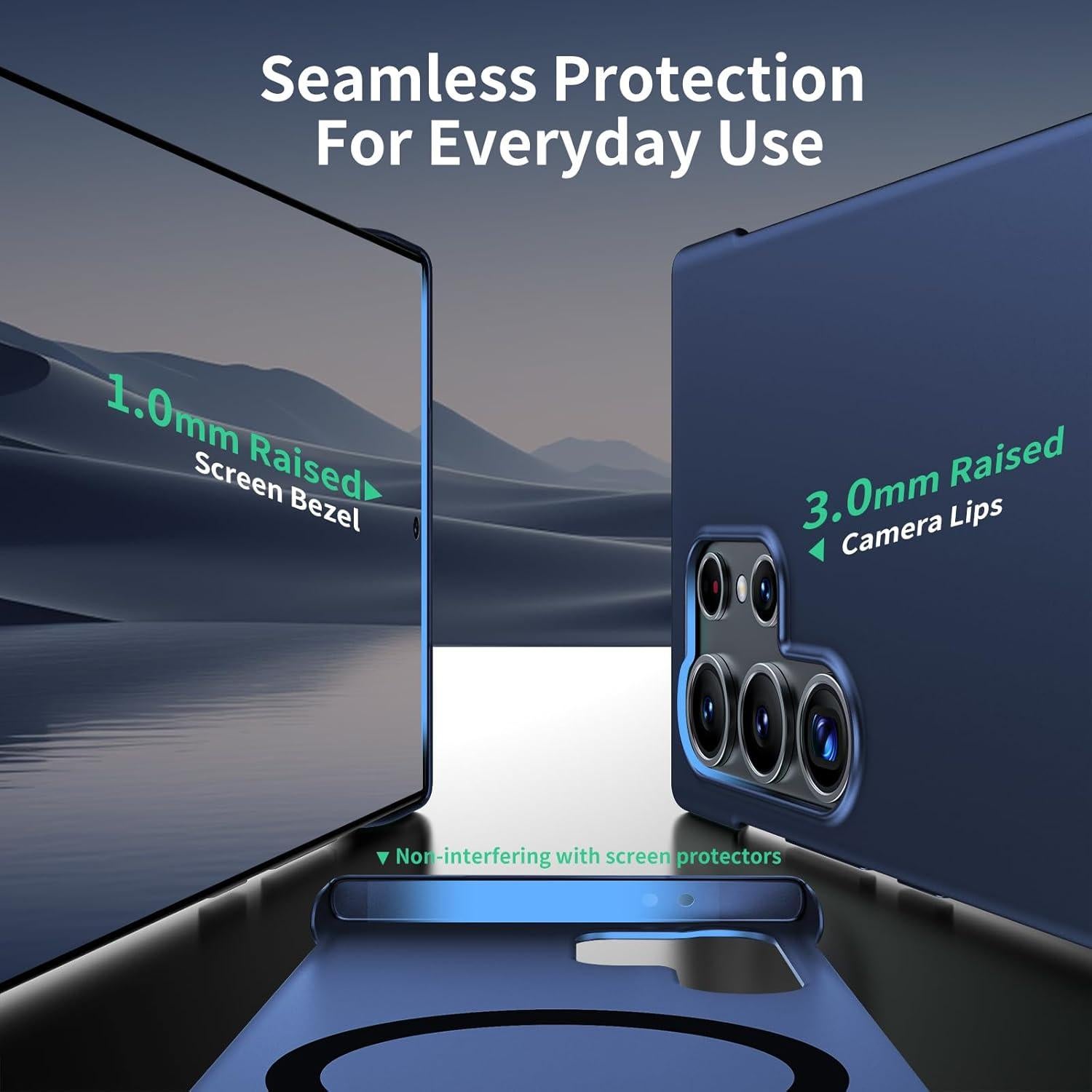 Funda Magnética Ultra Delgada GRECAZO para Galaxy S24 Ultra