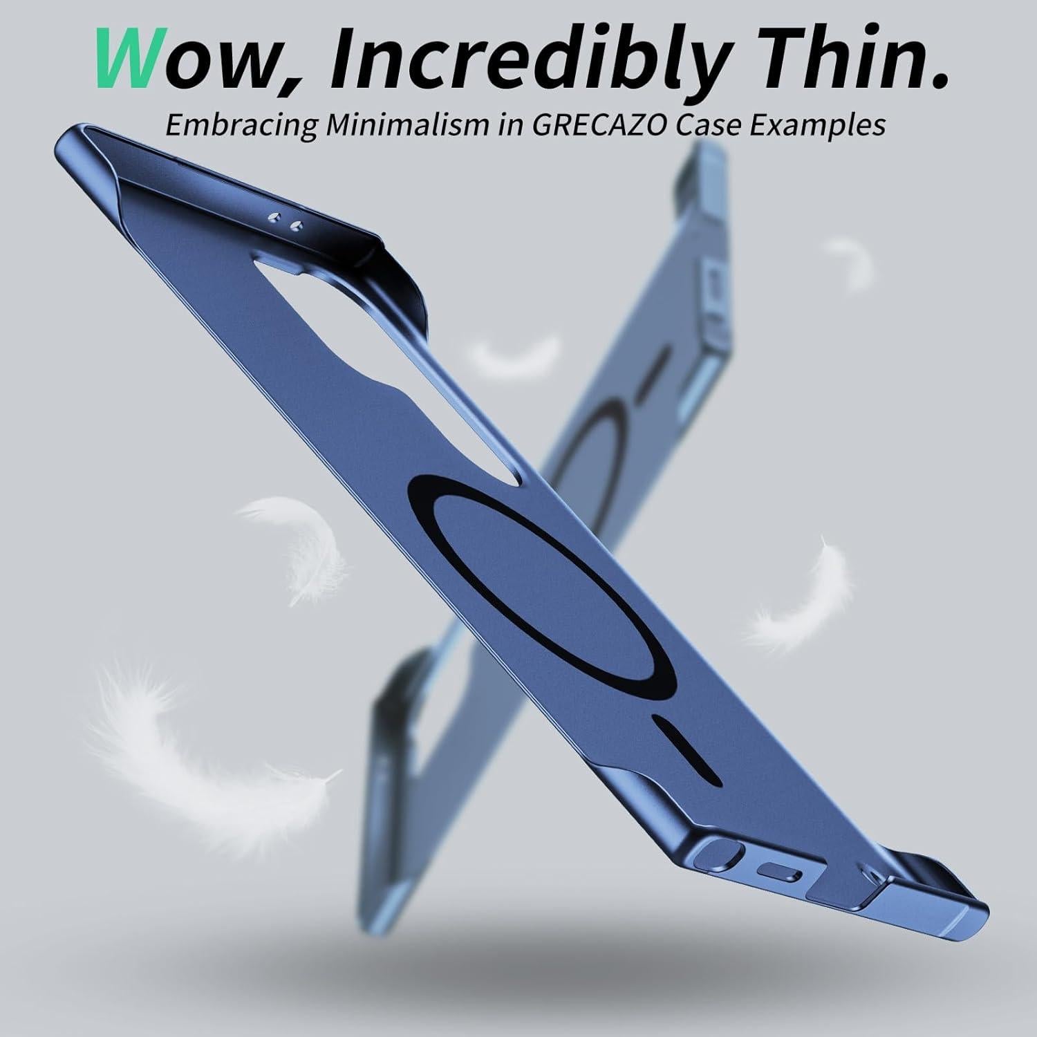 Funda Magnética Ultra Delgada GRECAZO para Galaxy S24 Ultra