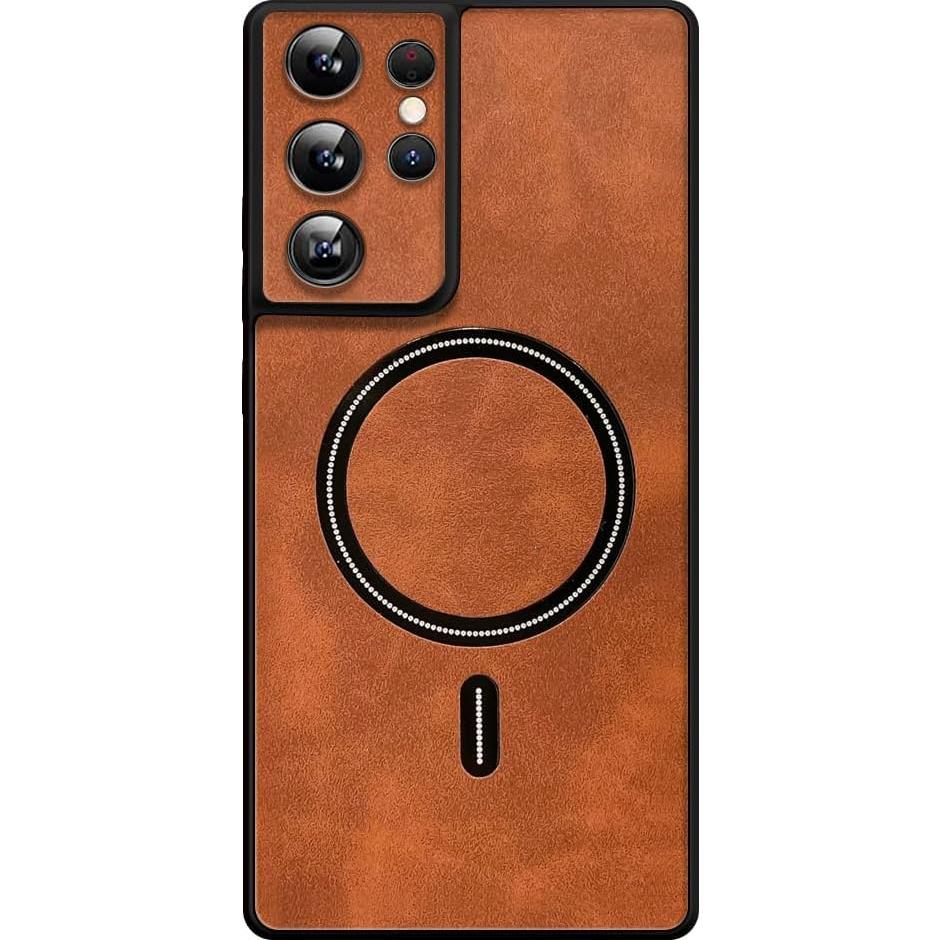 Funda de cuero Luhuanx para Samsung Galaxy S21 Ultra 17.27 cm