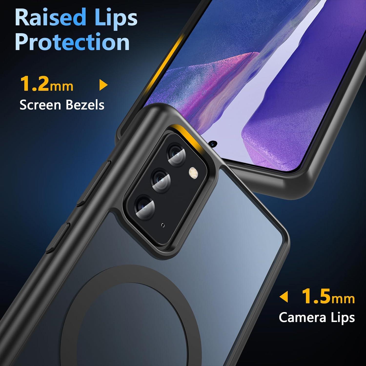 Funda OWKEY para Samsung Galaxy Note 20 - Magnética y Antihuellas