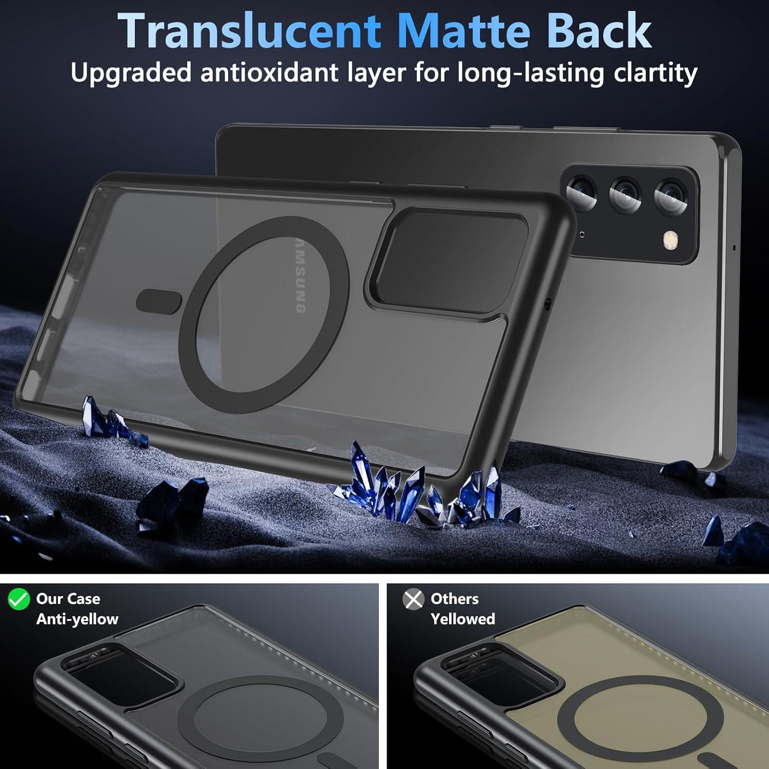 Funda OWKEY para Samsung Galaxy Note 20 - Magnética y Antihuellas