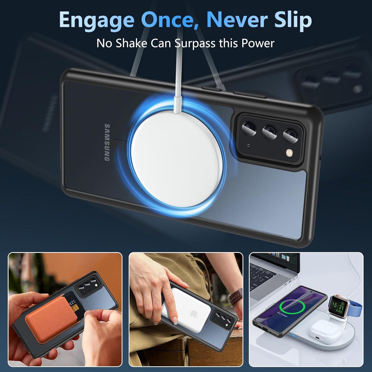 Funda OWKEY para Samsung Galaxy Note 20 - Magnética y Antihuellas