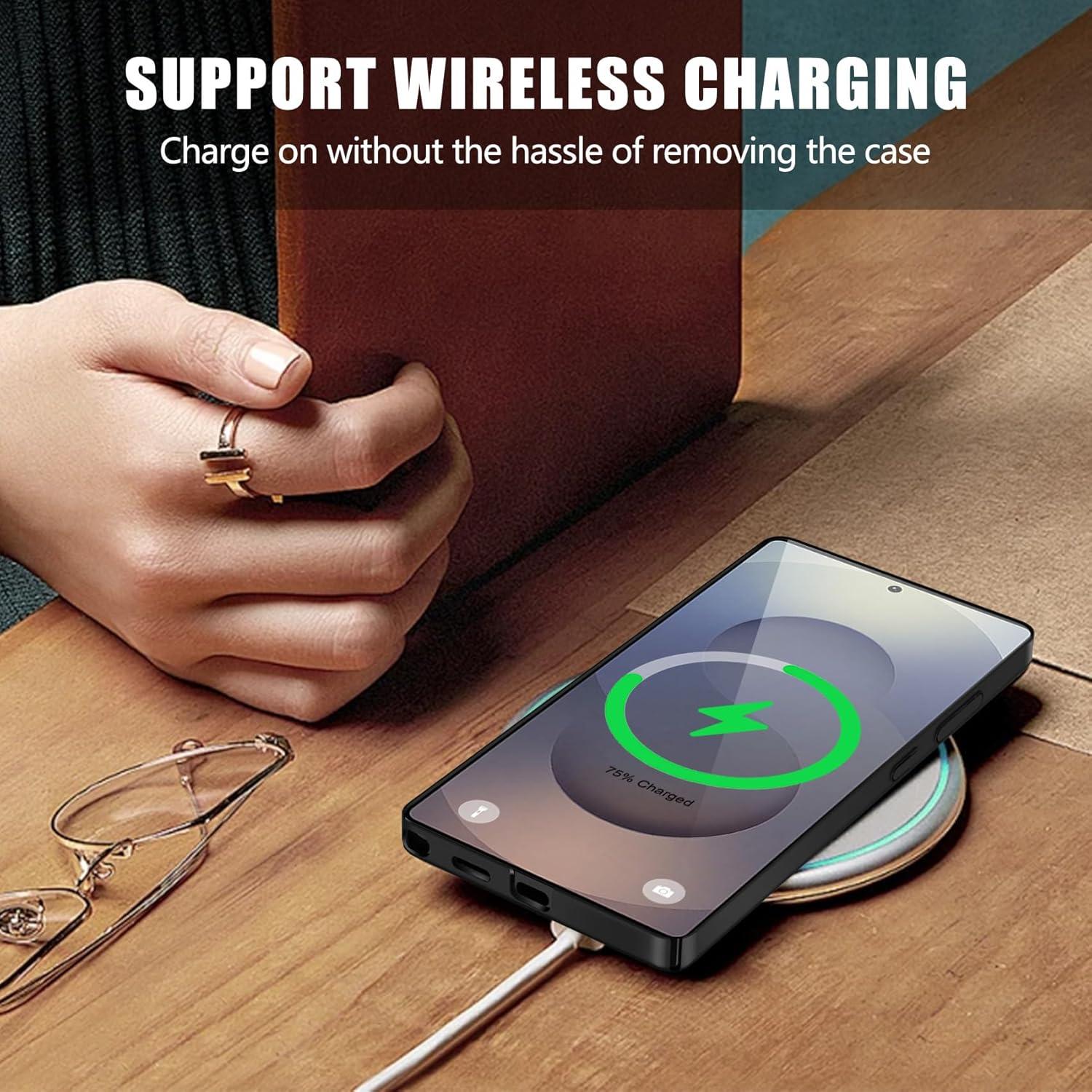 Funda Ultra Delgada JUS para Samsung Galaxy S25 Ultra Negra