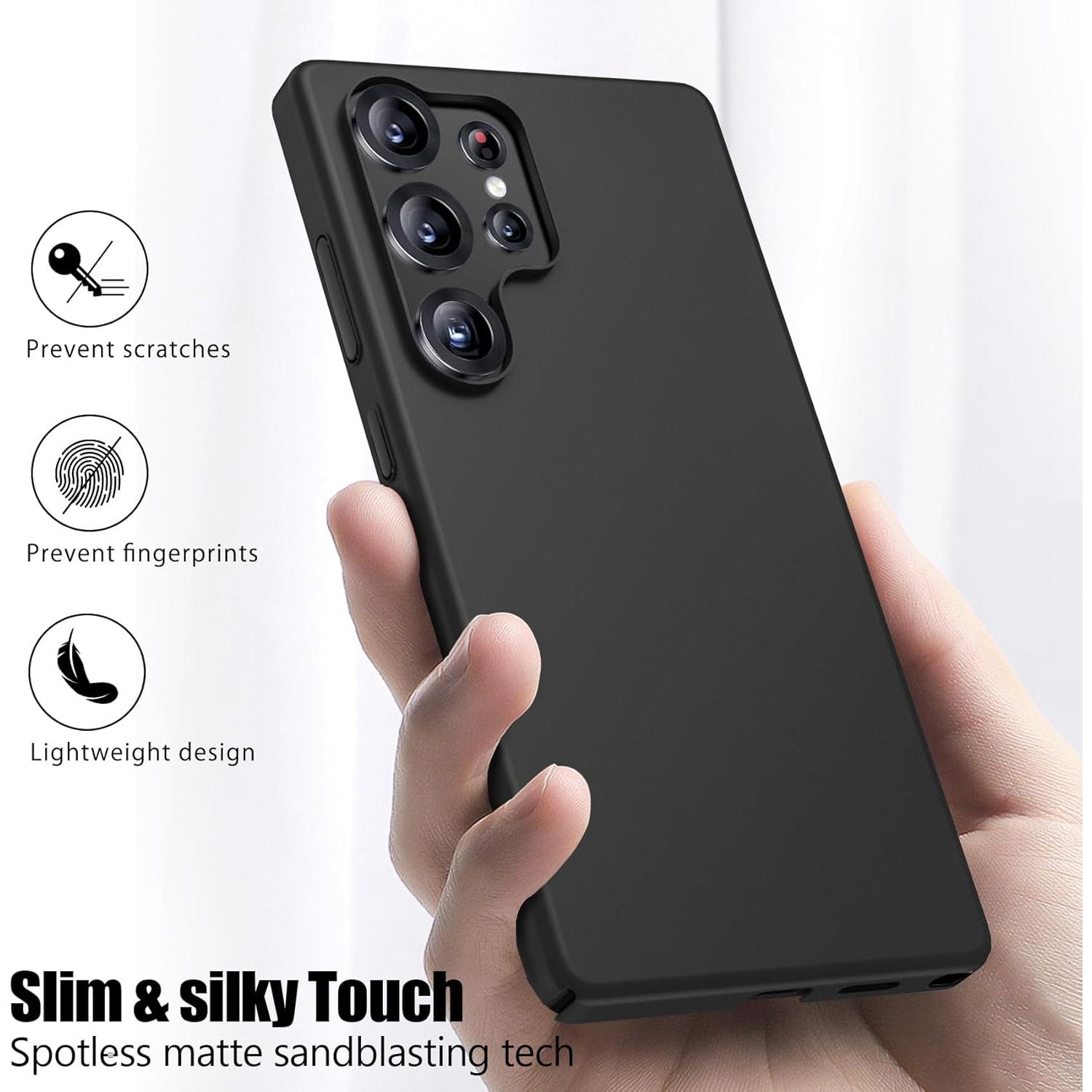 Funda Ultra Delgada JUS para Samsung Galaxy S25 Ultra Negra