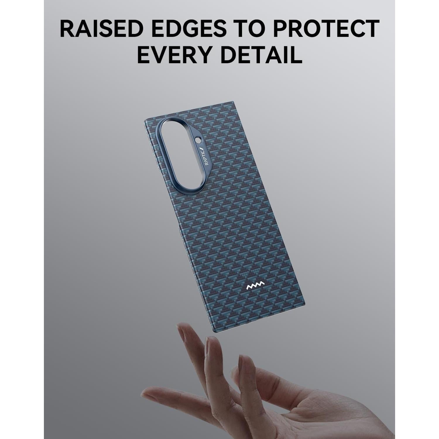 Funda RAPTIC para Samsung Galaxy Z Fold 7, ligera y antideslizante